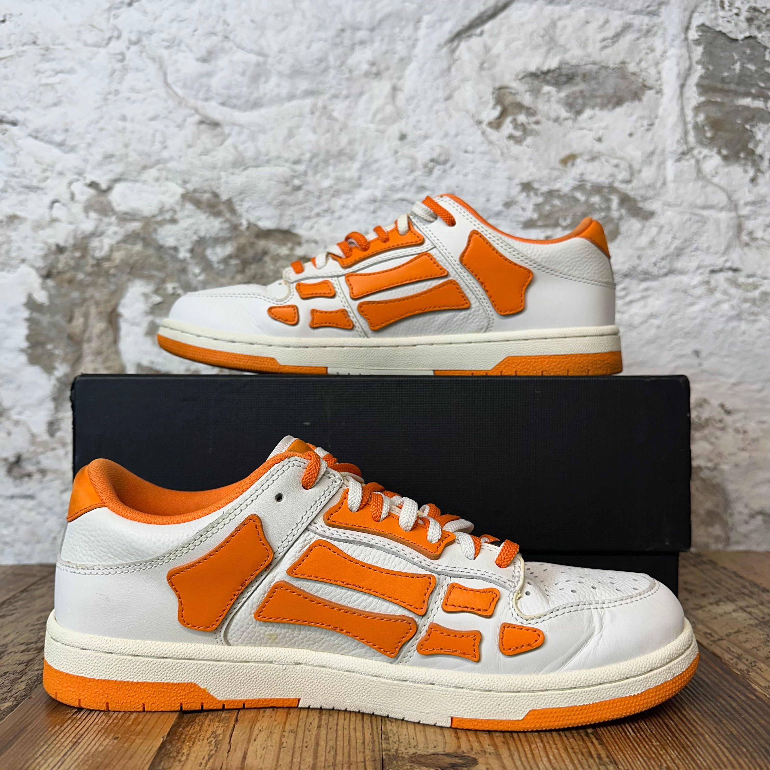 Amiri Amiri Orange Skeleton White Cream Sneaker Sz 10 (43) Size US 10 / EU 43 - 2 Thumbnail