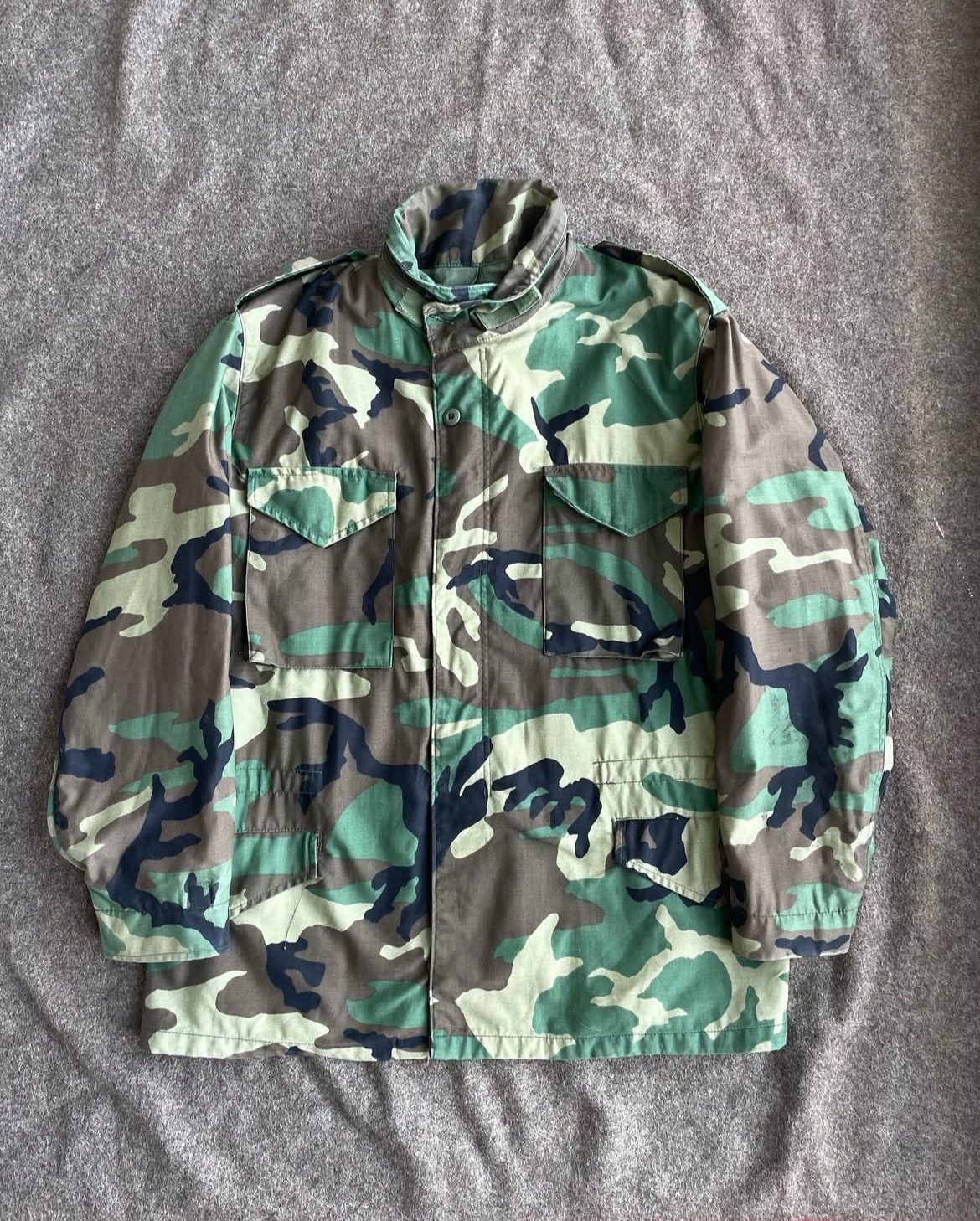 Other US Army M 65 Woodland Field Jacket Size US L / EU 52-54 / 3 - 1 Thumbnail