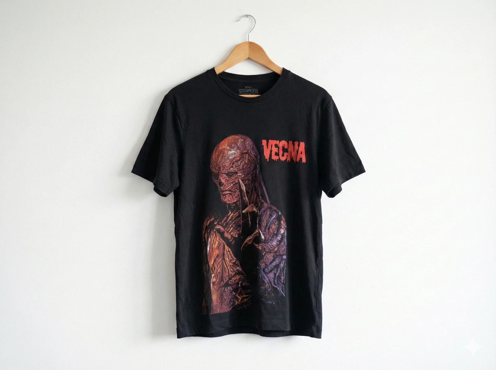 Other Stranger Things Vecna Graphic Tee Women S Black Season 4 Size S / US 4 / IT 40 - 1 Thumbnail
