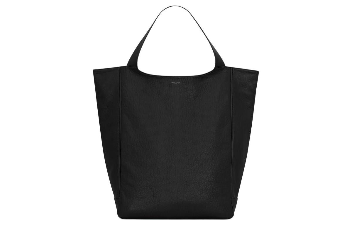 Saint Laurent Paris o1bcso1str1225 Size: OS/Maxi Tote Grained Leather in Black Size ONE SIZE - 1 Preview