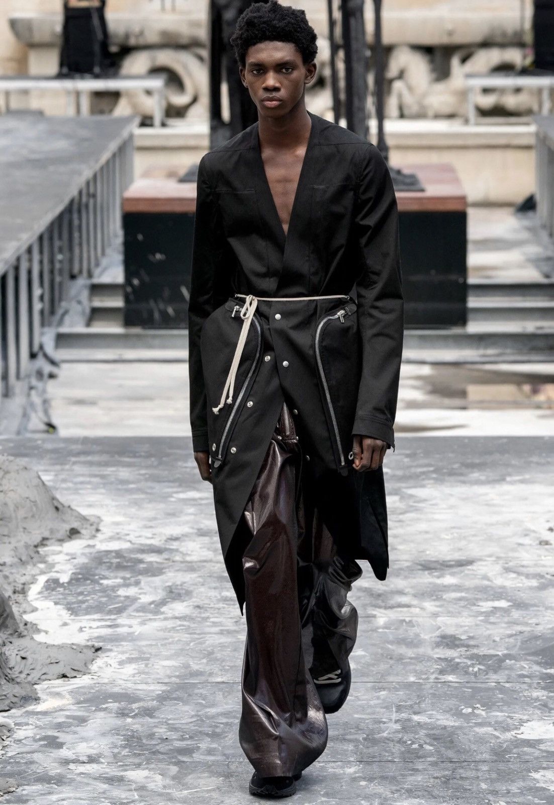 【関税＆送料込み】Rick Owens Wide Bela Pants RICK OWENS(リックオウエンス)- WIDE BELA PANTS-SCH--Amanojak.