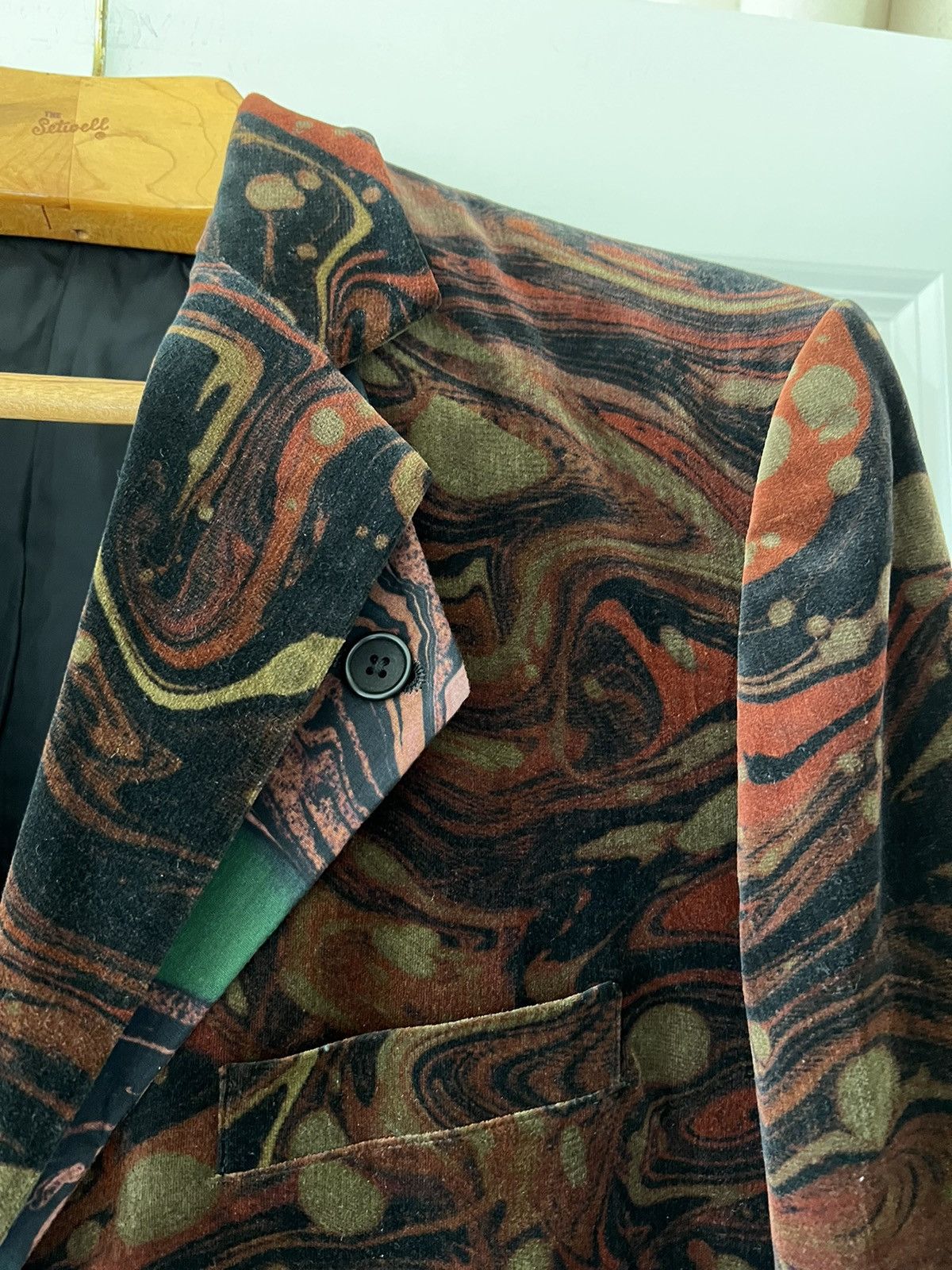 Yohji Yamamoto Yohji Yamamoto P.H. F/W 2015 Marble Jacket Sz.3 (Rare) Size US L / EU 52-54 / 3 - 7 Thumbnail