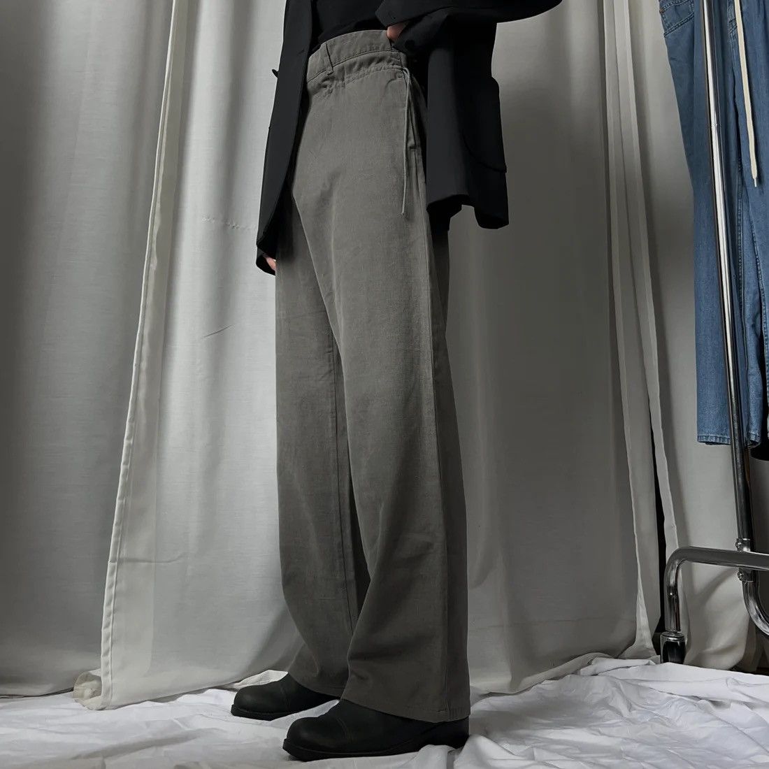 Maison Margiela Maison Martin Margiela Lace String Waist Trousers - AW07 Size US 28 / EU 44 - 2 Thumbnail