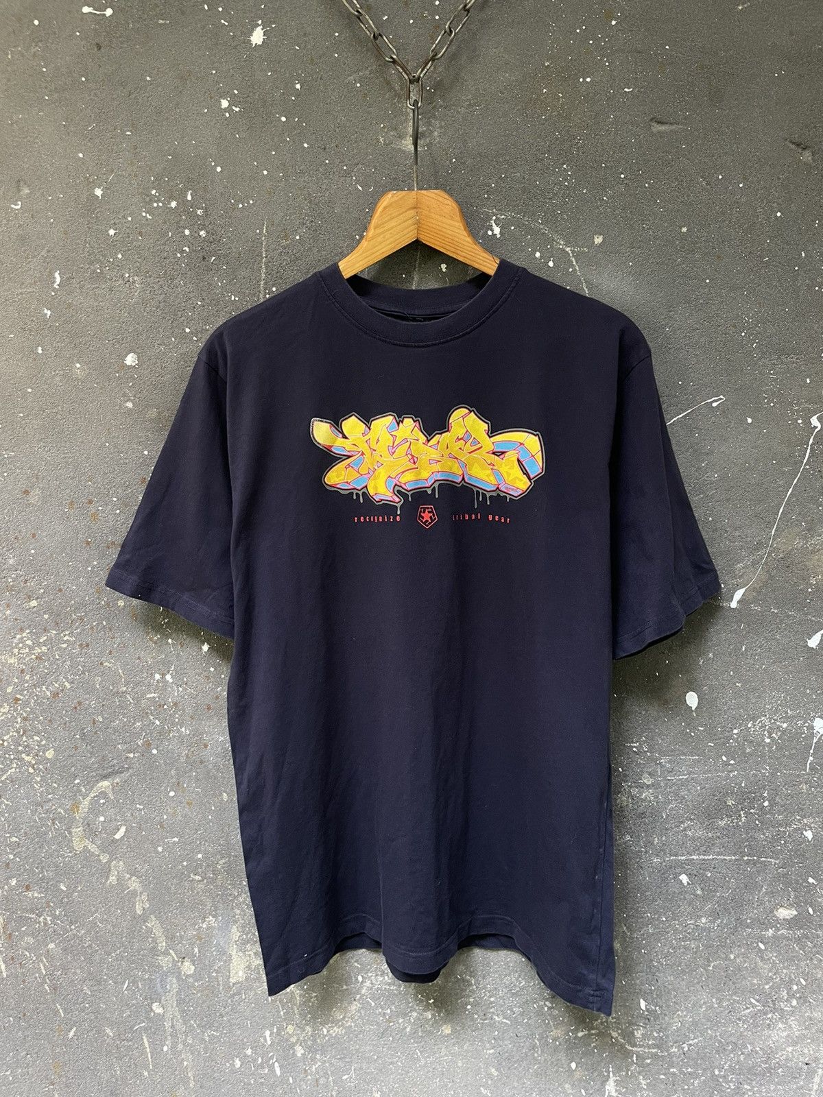 Tribal Streetwear Vintage Tribal 00’s Recognize T-Shirt Graffiti Art RARE Size US L / EU 52-54 / 3 - 1 Thumbnail