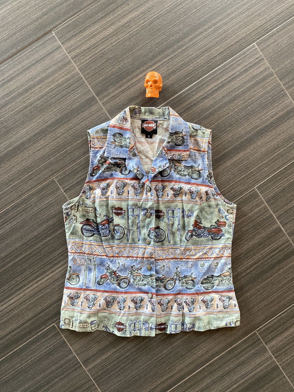 Harley Davidson Womens Harley Davidson shirt vest S Size S / US 4 / IT 40 - 1 Thumbnail