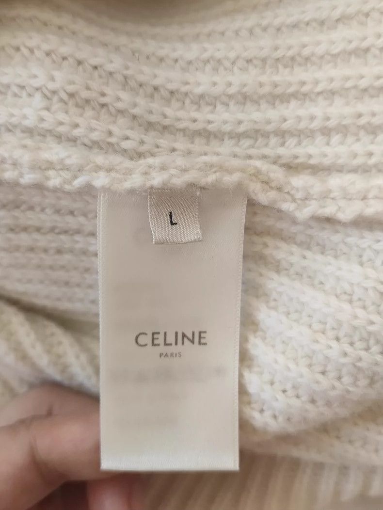 Celine Celine Logo Sweater with Sequins Size US L / EU 52-54 / 3 - 2 Thumbnail
