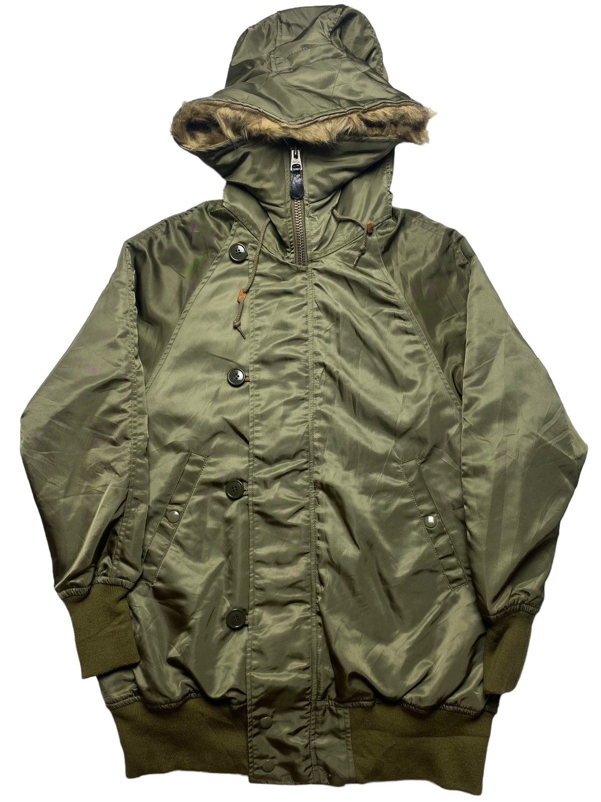 Journal Standard 2000s Journal Standard - Fur Hoodie Jacket Size US M / EU 48-50 / 2 - 9 Thumbnail