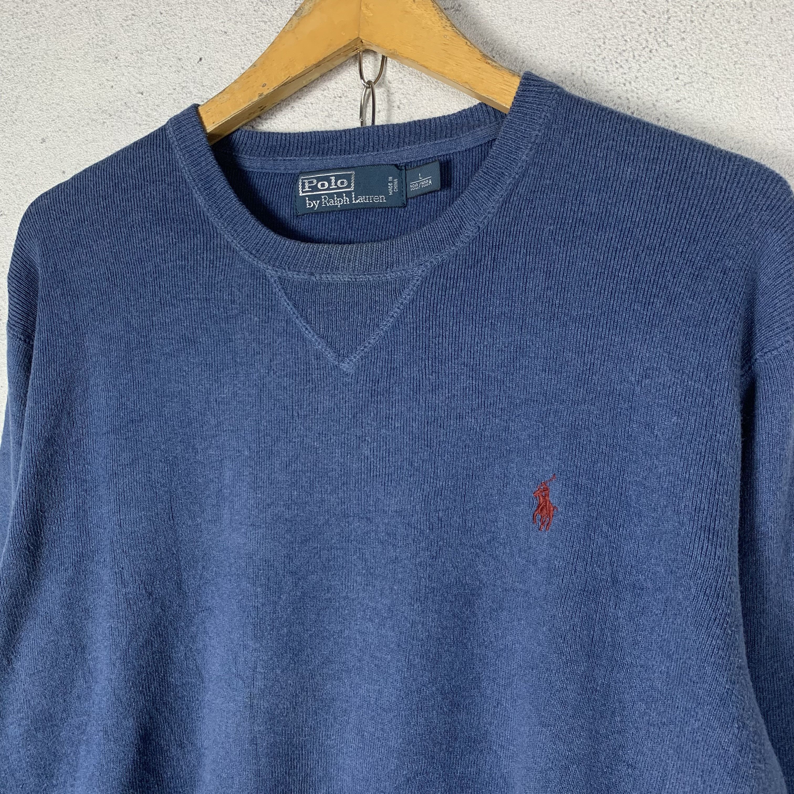 Polo Ralph Lauren Vintage Polo Ralph Lauren Jumper Sweater Knit Size US L / EU 52-54 / 3 - 2 Thumbnail