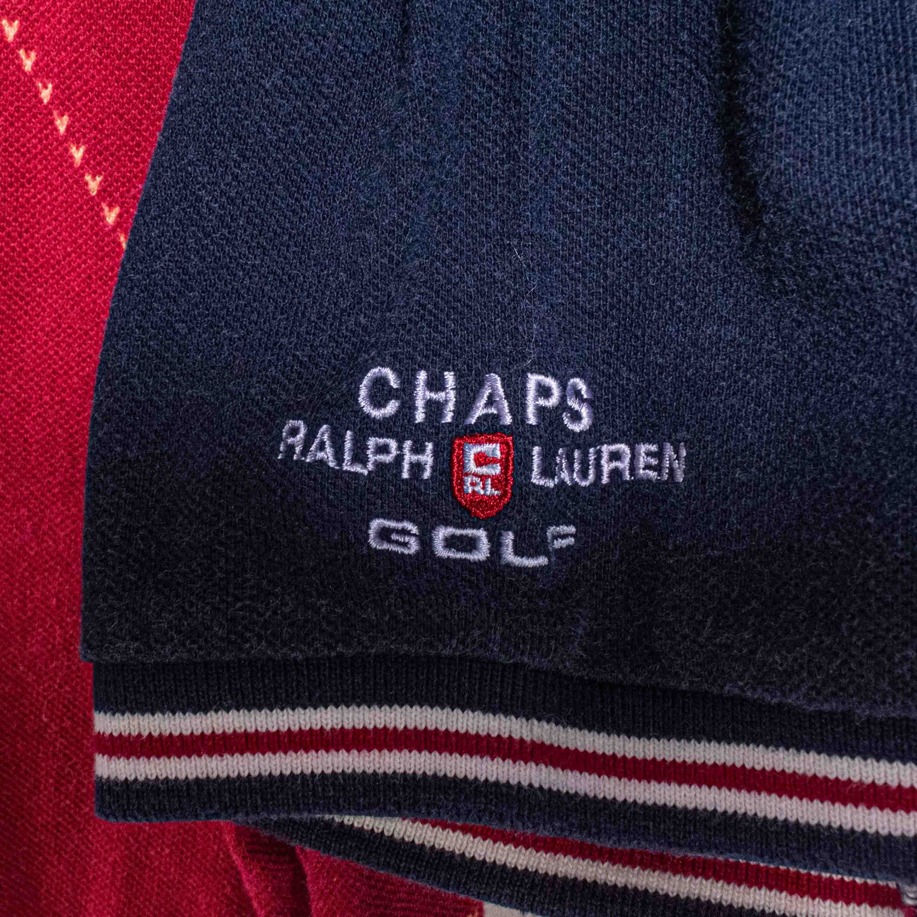 Chaps Ralph Lauren Chaps Ralph Lauren Golf Polo Shirt Colorblock Distressed VTG Size US XL / EU 56 / 4 - 6 Thumbnail