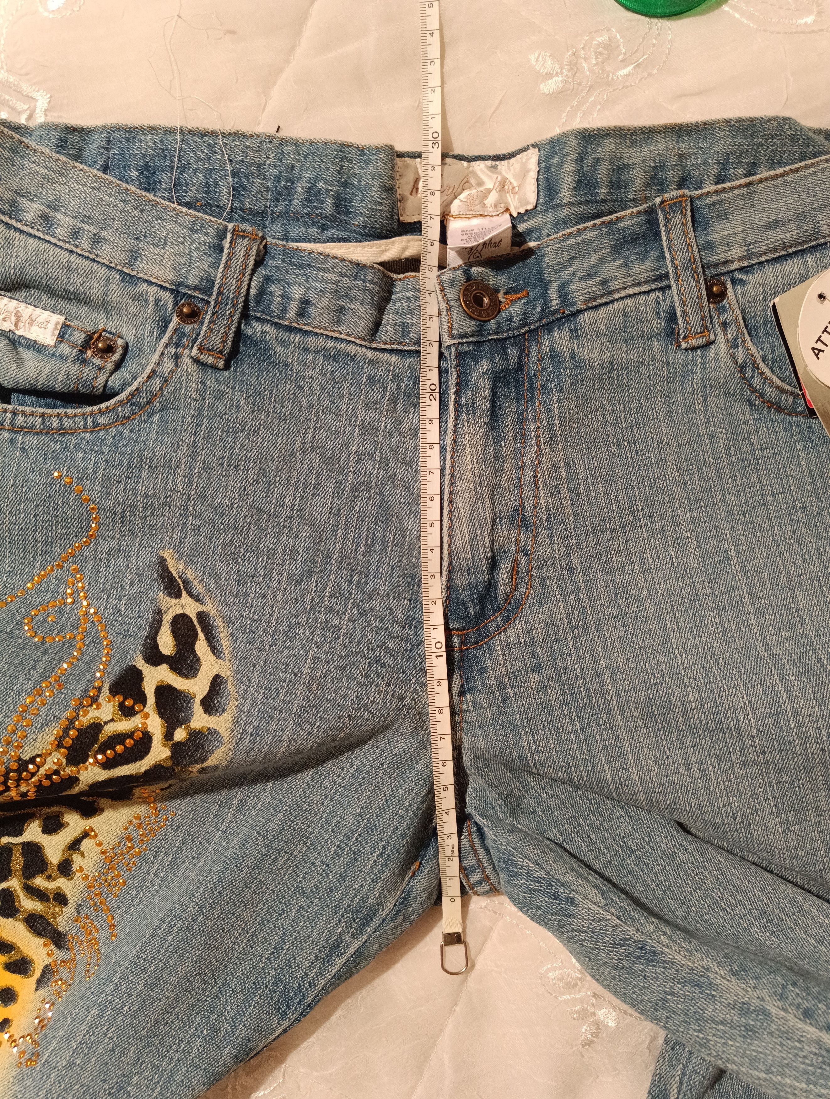 Other Baby Phat Y2K Leopard Print Jeans – New / Never Worn Size 27" / US 4 / IT 40 - 11 Thumbnail