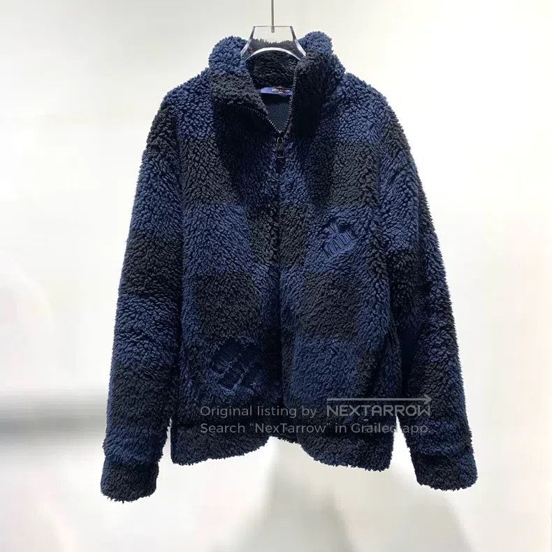 Louis Vuitton Louis Vuitton Nigo2's new checkerboard cashmere zip-up col Size US S / EU 44-46 / 1 - 1 Thumbnail