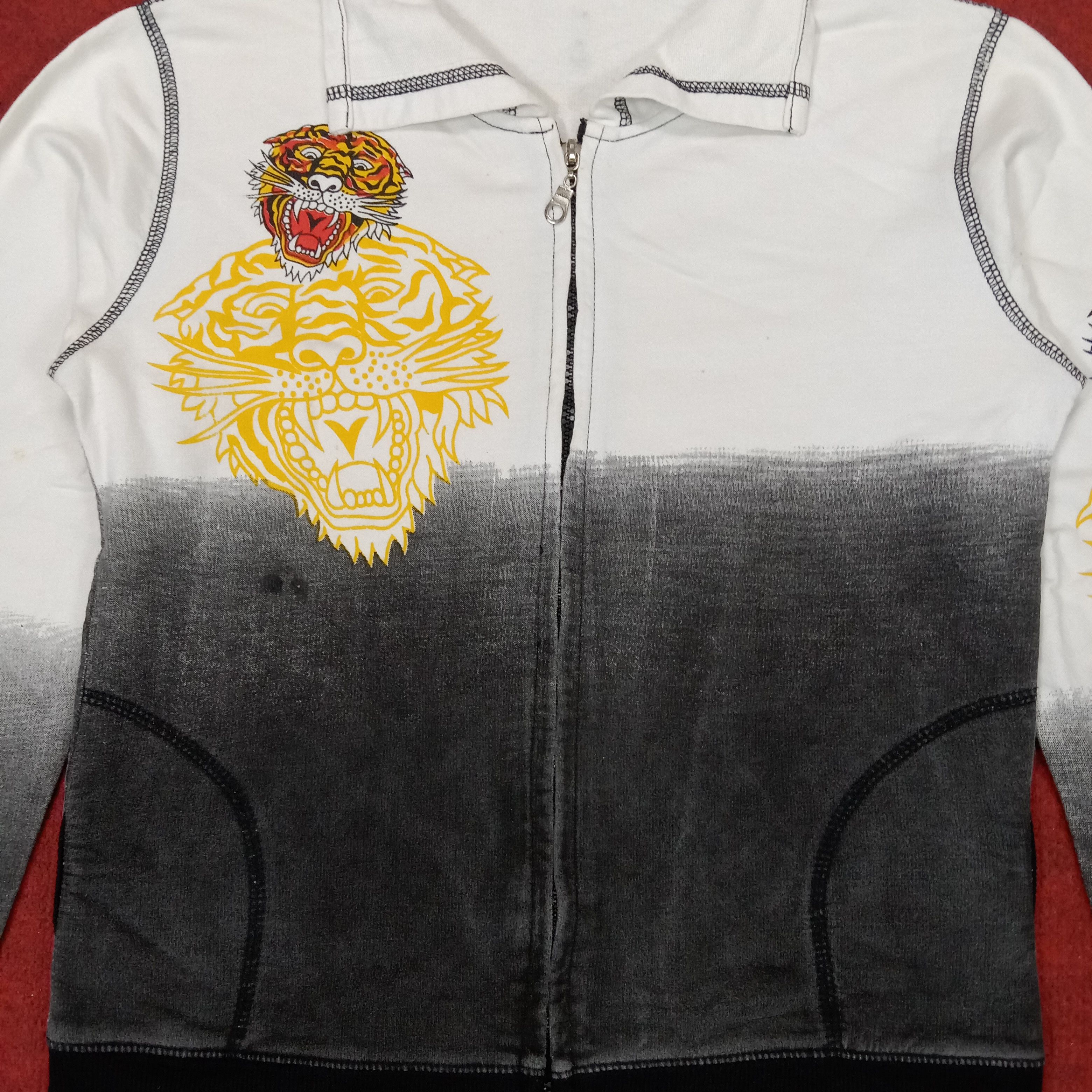 Christian Audigier × Ed Hardy × Vintage Ed Hardy Tiger Design Streetwear Style Sweater Size S / US 4 / IT 40 - 5 Thumbnail