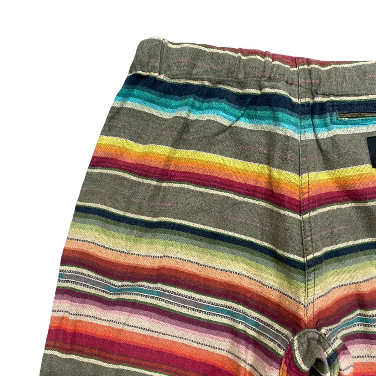 Wild Things Vintage Wildthings Rainbow Striped Cropped Pants Size US 28 / EU 44 - 10 Thumbnail