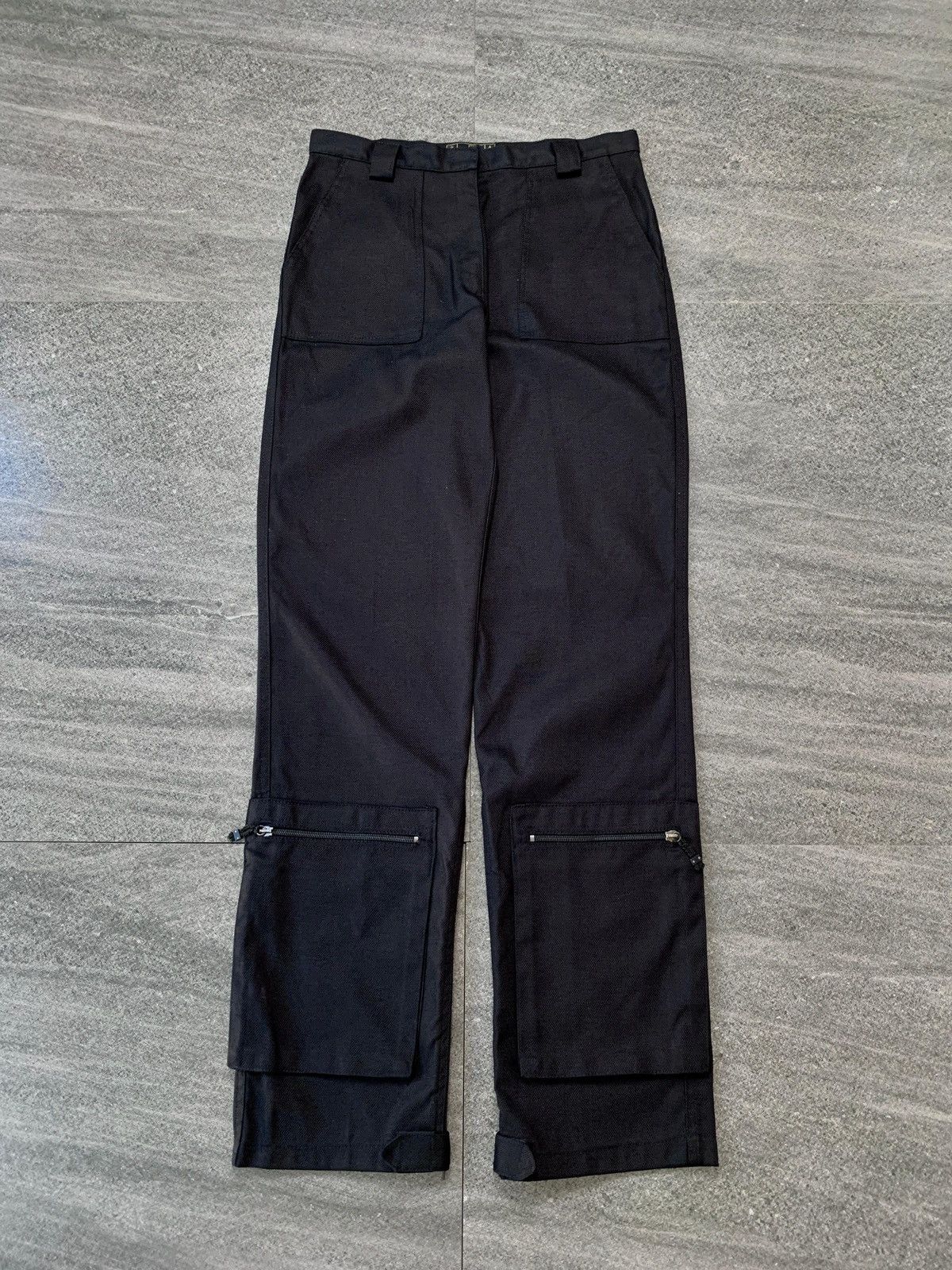 Fendi FREE TAX! 2000s Nylon Front Pocket Cargo Pants Size US 31 - 2 Thumbnail