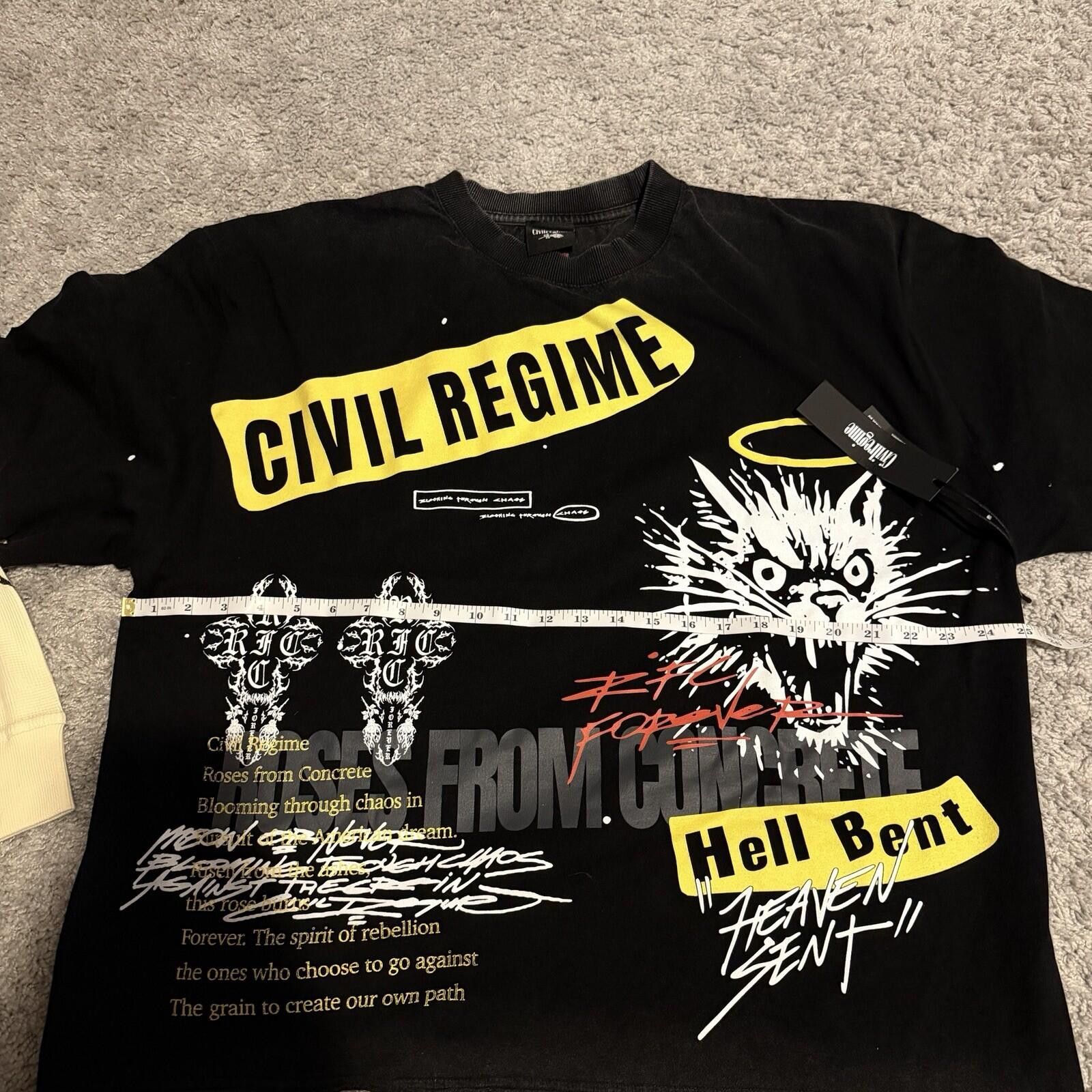 Civil Regime Civil Regime Hell Bent 199X Twofer Graphic T-Shirt size XL Size US XL / EU 56 / 4 - 4 Thumbnail