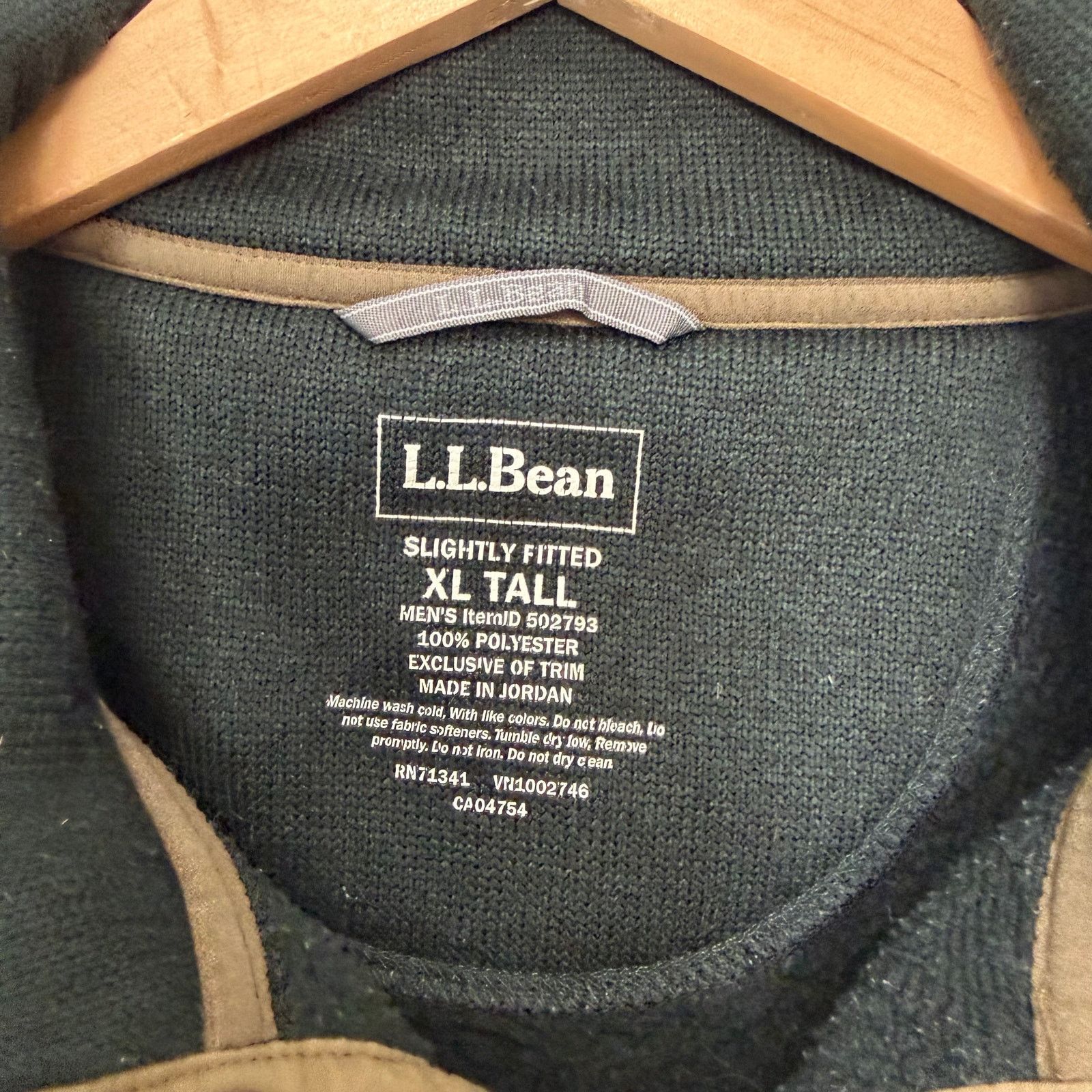 L.L. Bean LL Bean Green Slightly Fitted Quarter Snap Pullover Sweater Size US XL / EU 56 / 4 - 3 Thumbnail