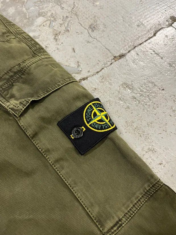 Stone Island Stone Island Khaki Green Cargo Pants Size US 31 - 7 Thumbnail