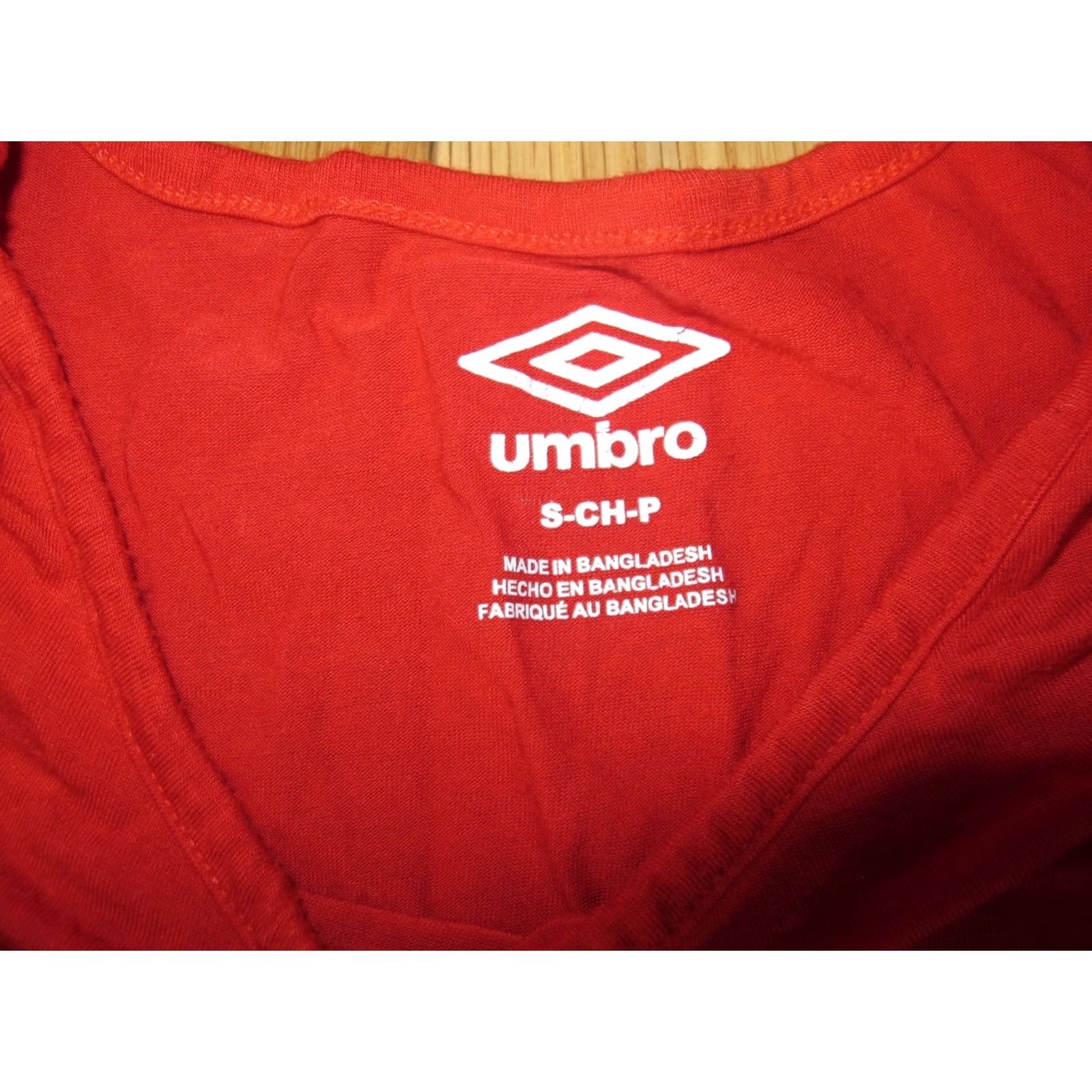 Umbro Umbro Tank Top Womens PS Red Rayon Logo Print Sleeveless Round Neck Shirts Onesie? Size S / US 4 / IT 40 - 4 Thumbnail