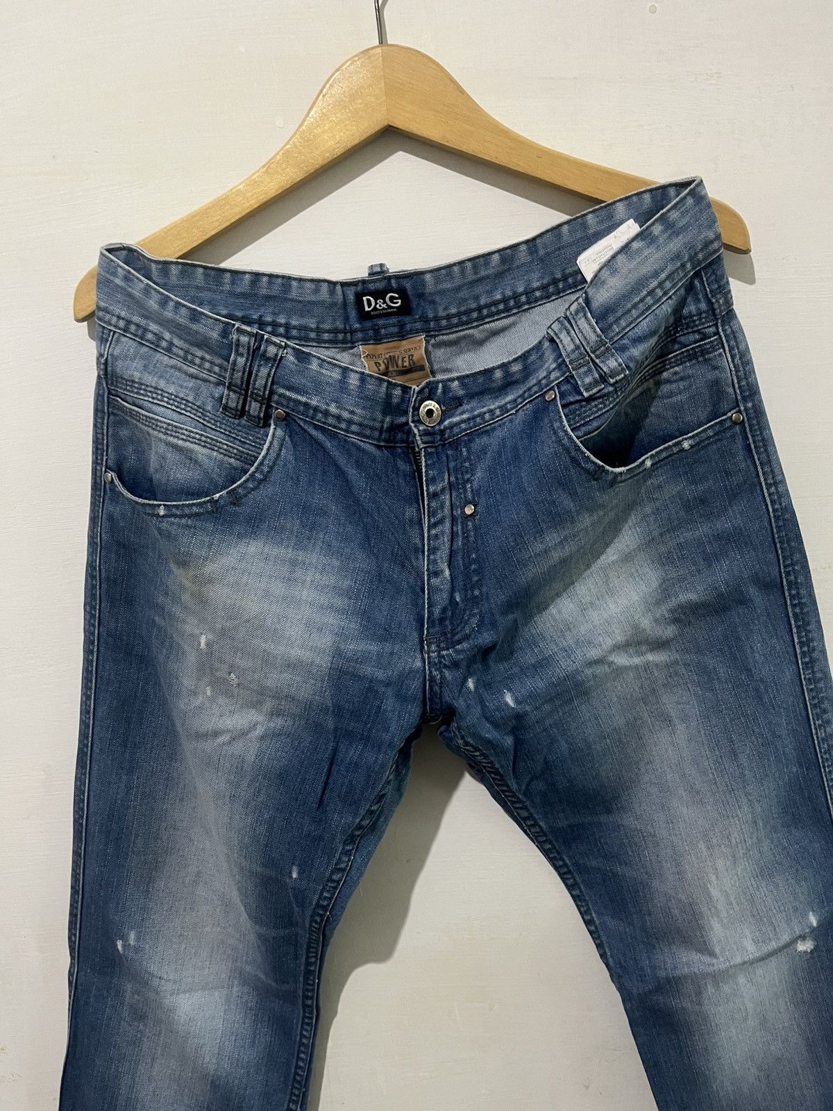 Dolce & Gabbana Japanese D&G Distrassed Denim Size US 34 / EU 50 - 5 Thumbnail