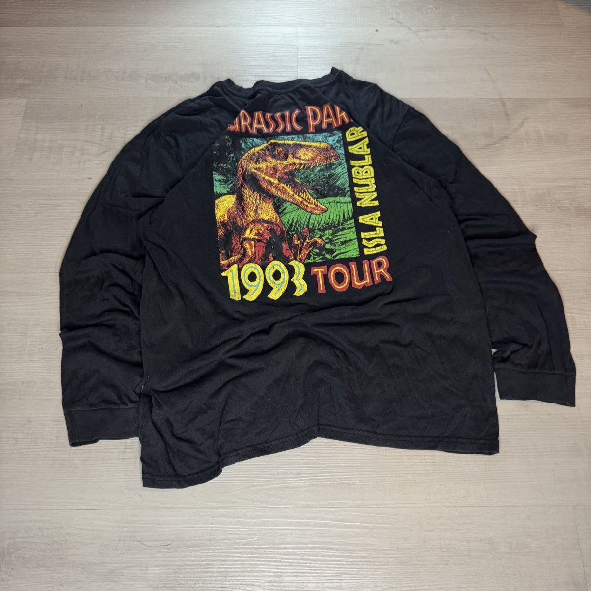 Vintage Jurassic Park T Shirt Mens Sz XL 1993 Tour Size US XL / EU 56 / 4 - 1 Thumbnail