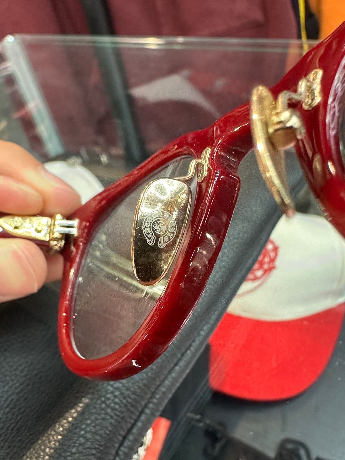 Chrome Hearts Chrome Hearts Glasses “Red Dingalinglong” Size ONE SIZE - 5 Thumbnail