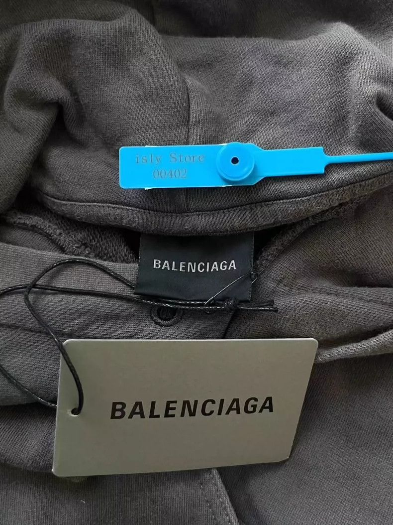 Balenciaga Balenciaga Embroidered Logo monogrammed long-sleeve hooded Size US XL / EU 56 / 4 - 5 Thumbnail