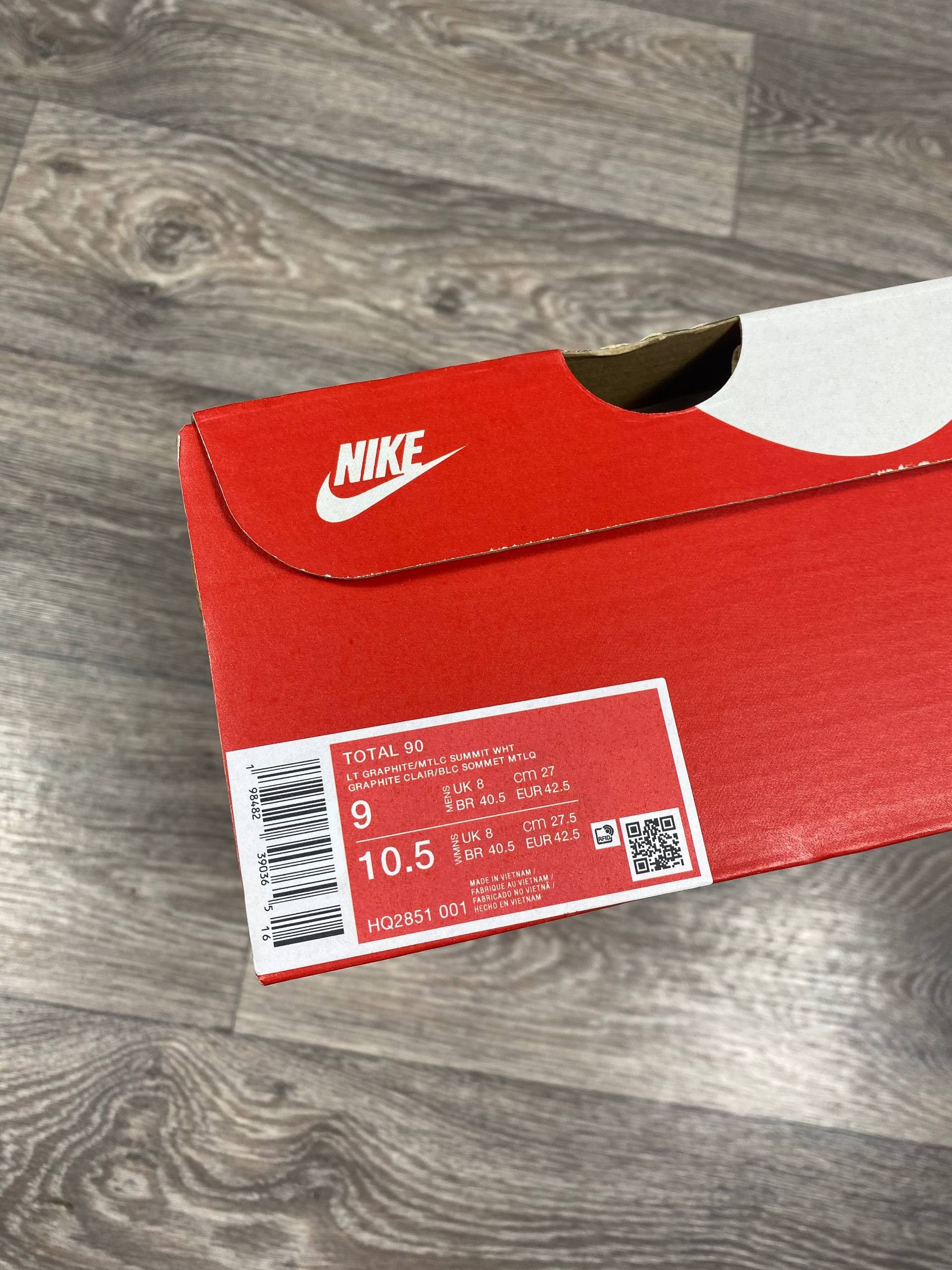 Nike Nike Total 90 Indoor Silver Athletic Shoe US 9 HQ2851-001 Size US 9 / EU 42 - 8 Thumbnail