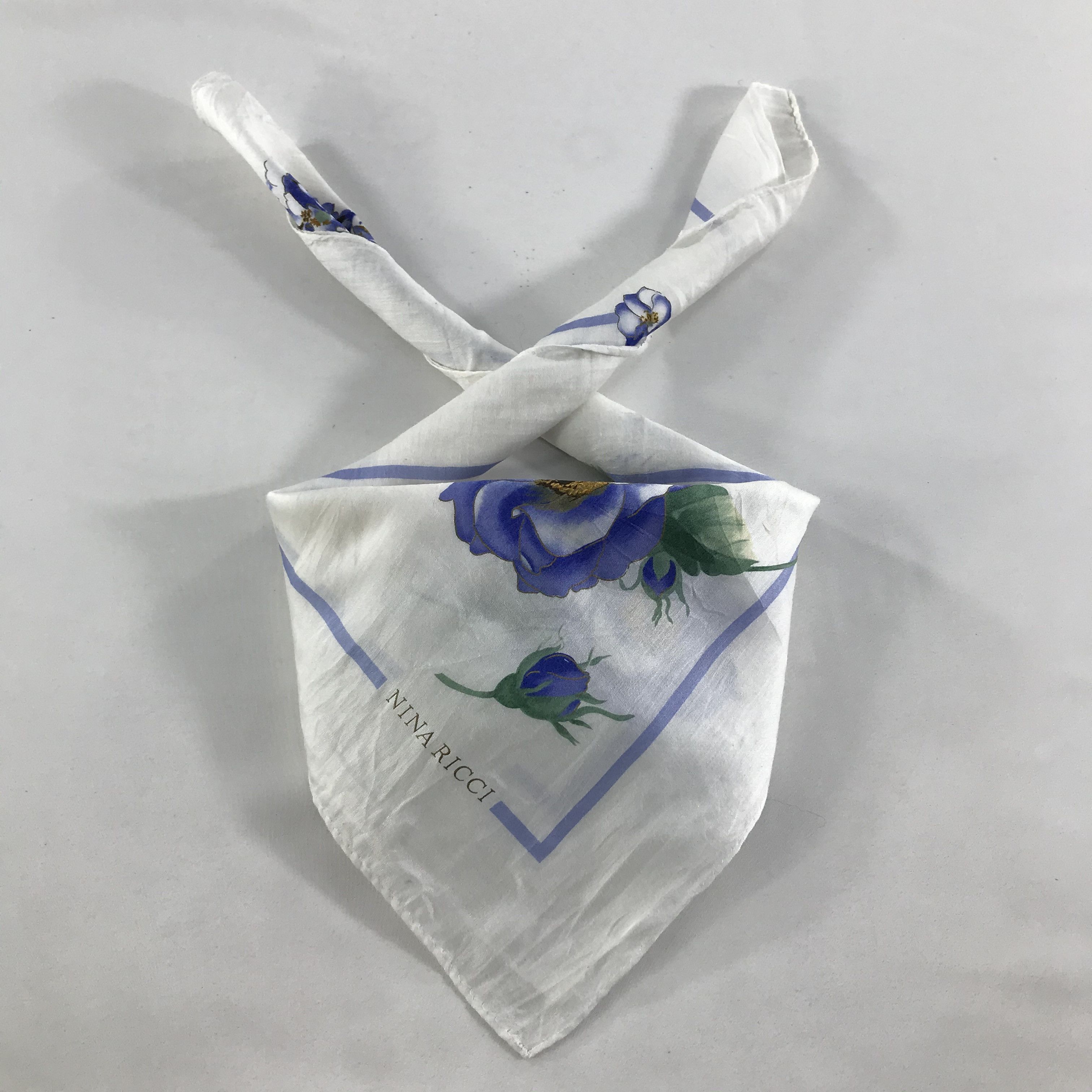 Nina Ricci × Vintage Kenzo Bandana / Handkerchief / Neckerchief - S1197 Size ONE SIZE - 3 Thumbnail