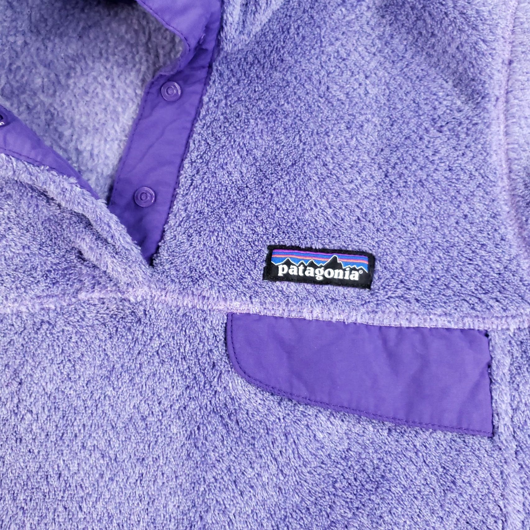 Patagonia Patagonia Sweater Womens Small Purple Fleece Snap Pullover Outdoor Cozy Size S / US 4 / IT 40 - 6 Thumbnail