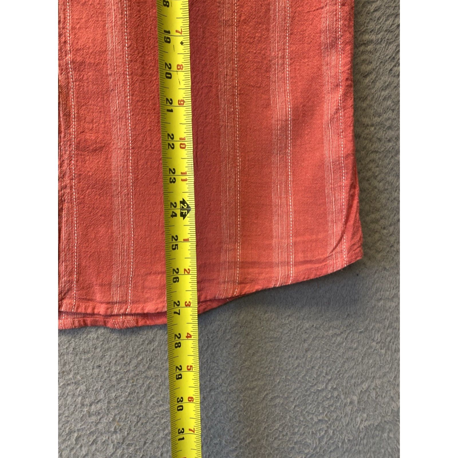 Quiksilver VINTAGE Quiksilver Shirt Men LARGE Coral Striped Button-Down Short Sleeve Front Pocket 90s Surfers Limited Edition Size US L / EU 52-54 / 3 - 5 Thumbnail