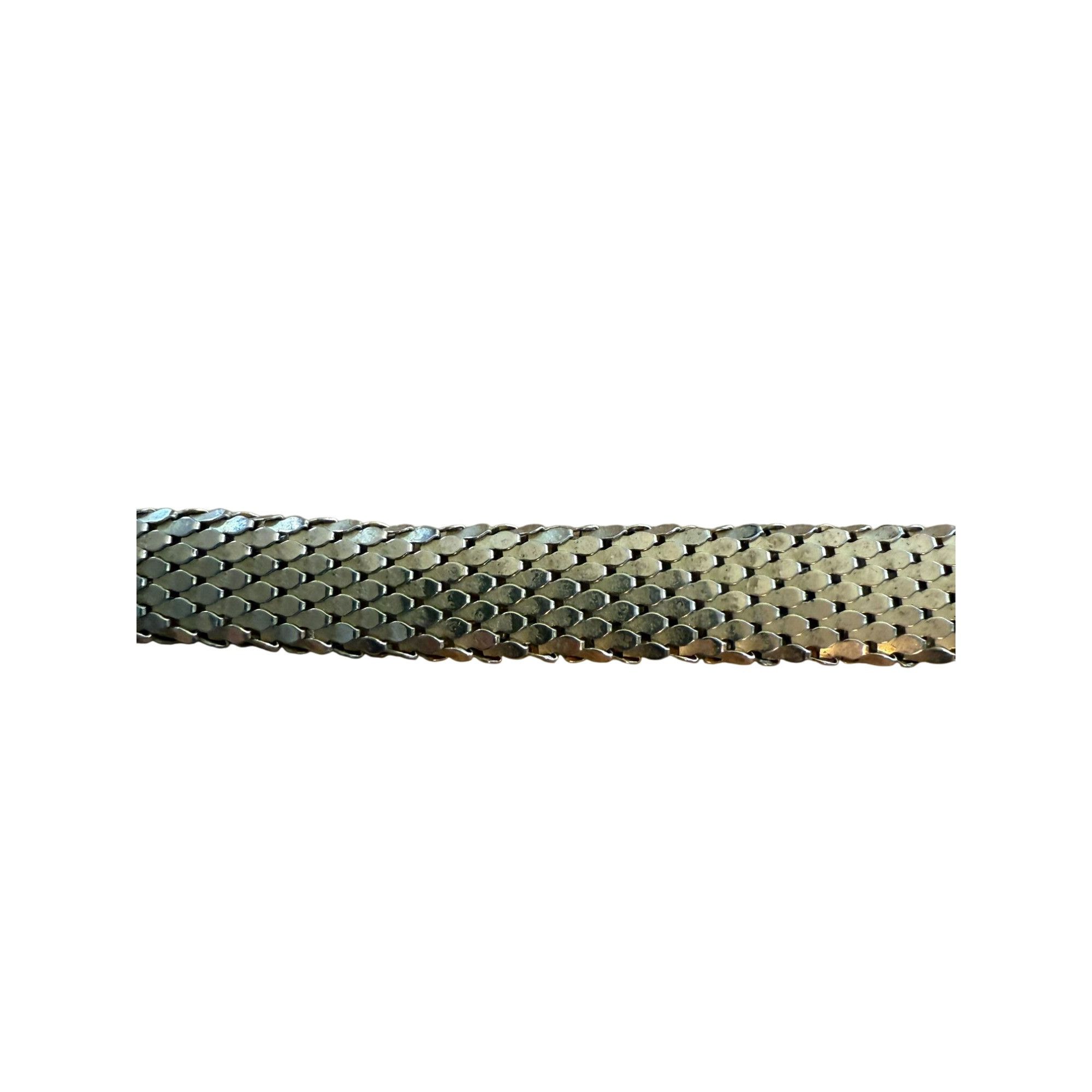 Other Vintage Whiting & Davis Gold tone Mesh Choker Necklace 11 in Size ONE SIZE - 3 Thumbnail
