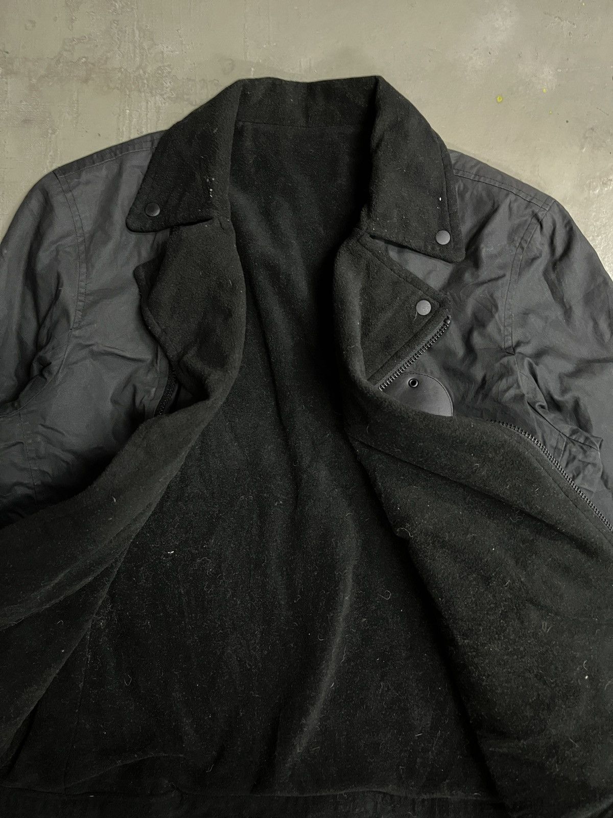 Tornado Mart Vintage Waxed Double Collar Jacket Fuga Backlash Style Size US S / EU 44-46 / 1 - 10 Thumbnail