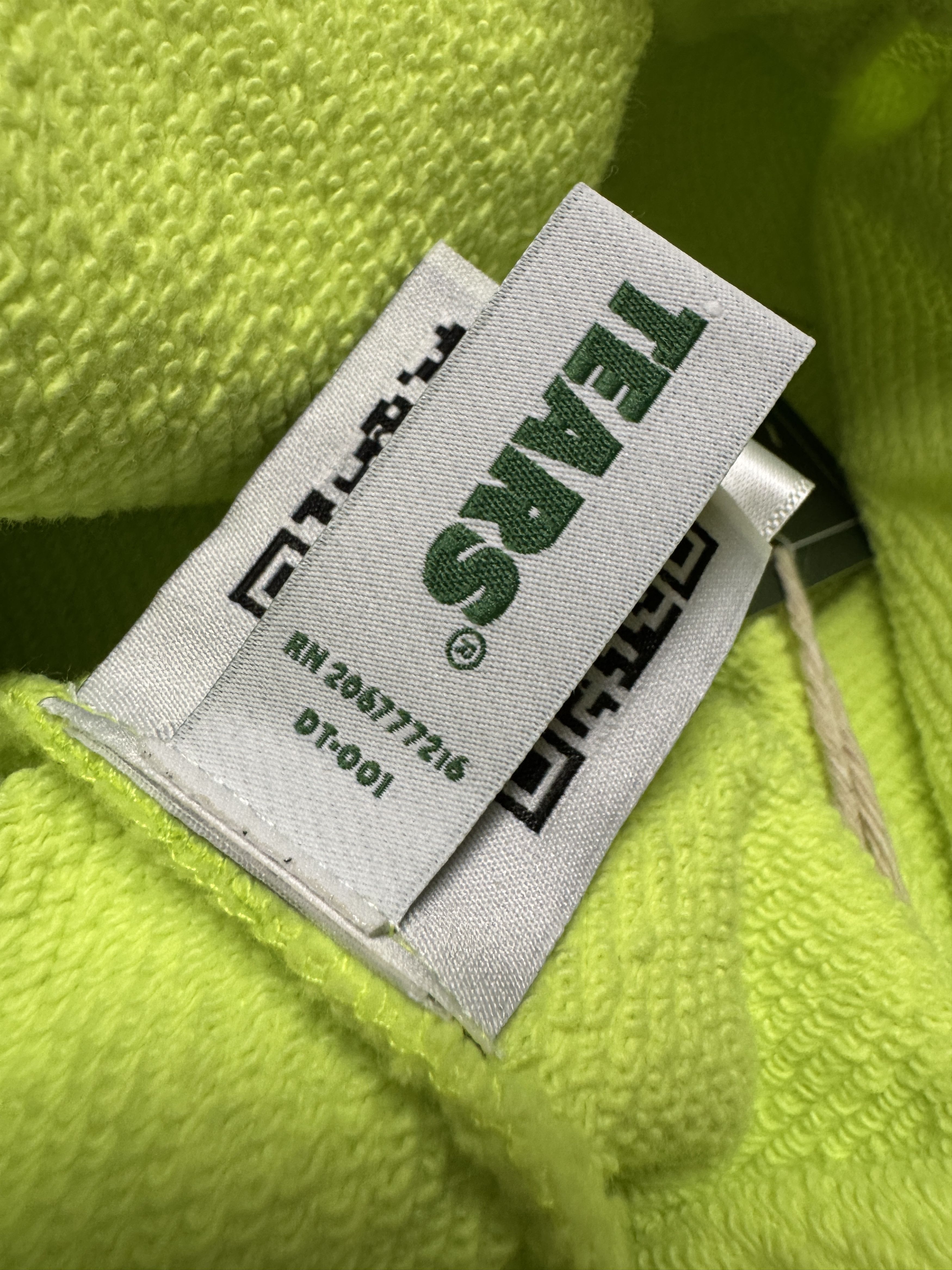 DENIM TEARS Denim Tears Mono Cotton Wreath Sweatpants Neon Green Size US 28 / EU 44 - 3 Thumbnail