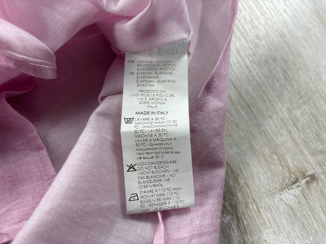Designer × Fedeli Mens shirt Fedeli Size 44/17 1/2 Size US S / EU 44-46 / 1 - 8 Thumbnail