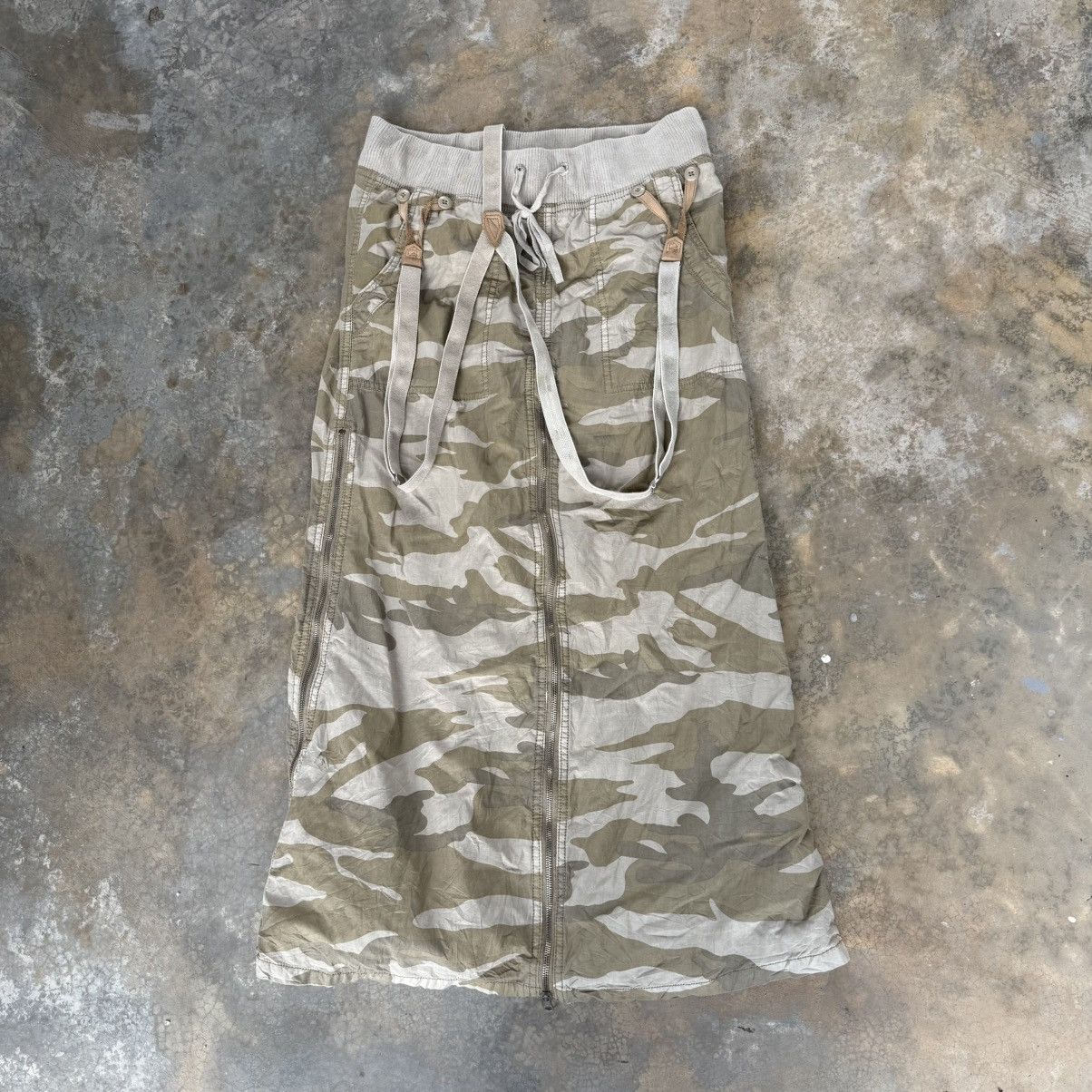 GOA Vintage GOA Camo Bondage Punk Skirt Size 31" - 2 Thumbnail