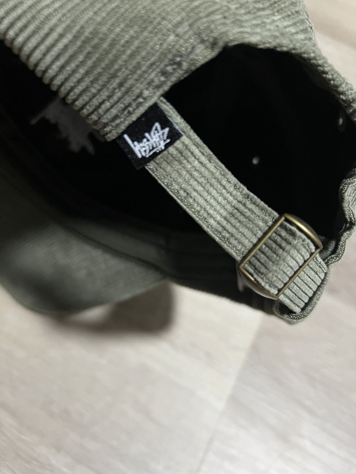 Stussy Stüssy Corduroy Dad Hat – Olive Green Size ONE SIZE - 2 Thumbnail