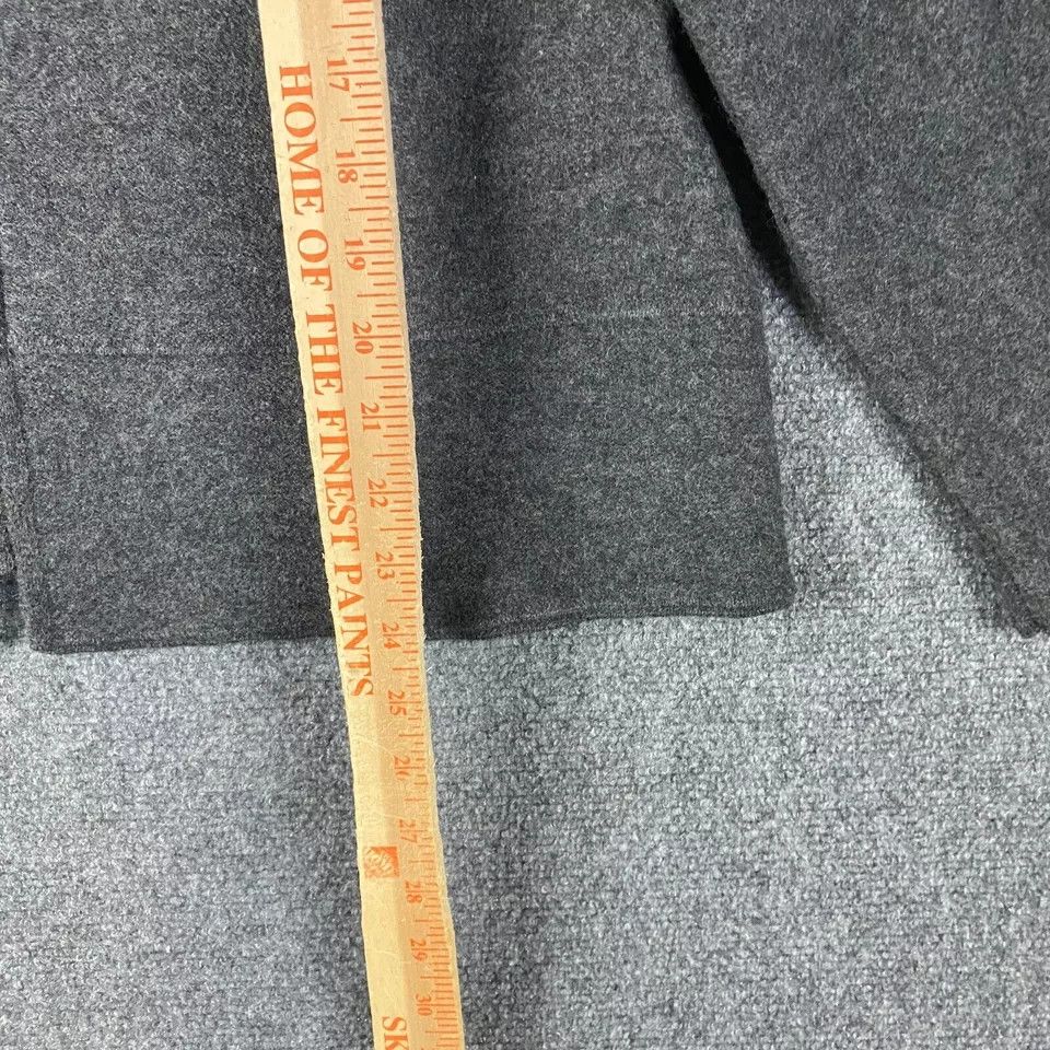 Other I.E. Sweater Women's XL 100% Wool Full Zip Gray Knit Size XL / US 12-14 / IT 48-50 - 6 Thumbnail