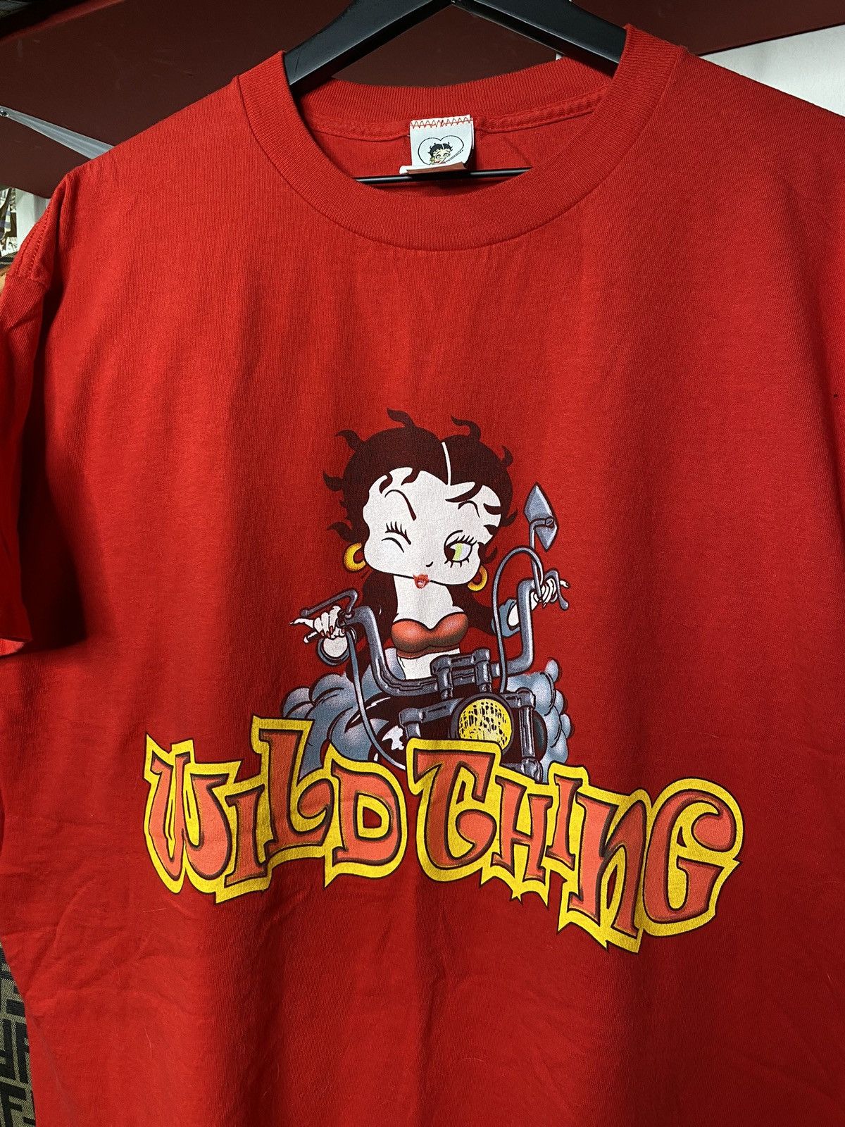 Vintage Vintage Betty Boop Biker Tee Shirt XLarge Size US XL / EU 56 / 4 - 2 Thumbnail