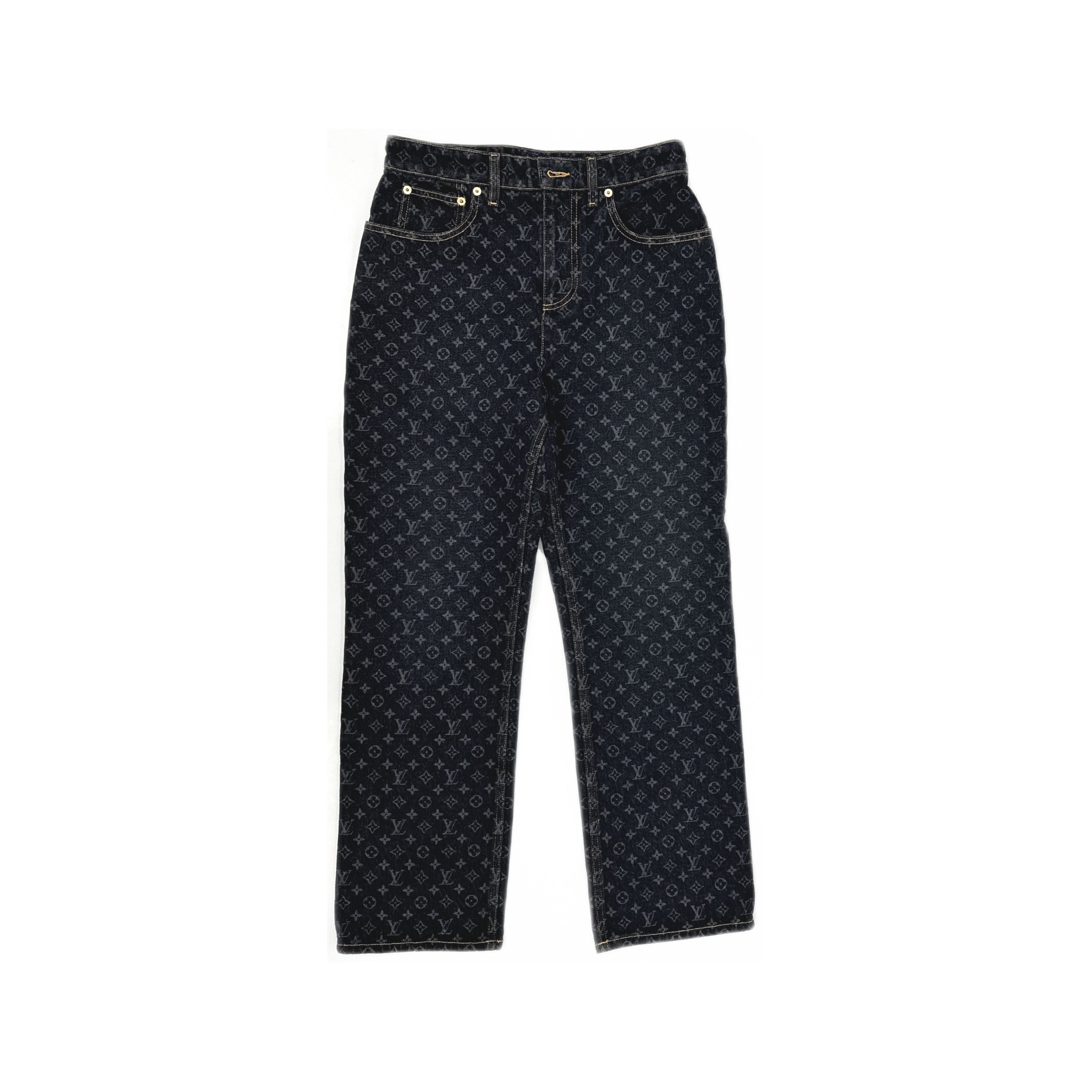 Louis Vuitton Louis Vuitton Monogram Denim Jeans 38 Size 27" / US 4 / IT 40 - 1 Thumbnail