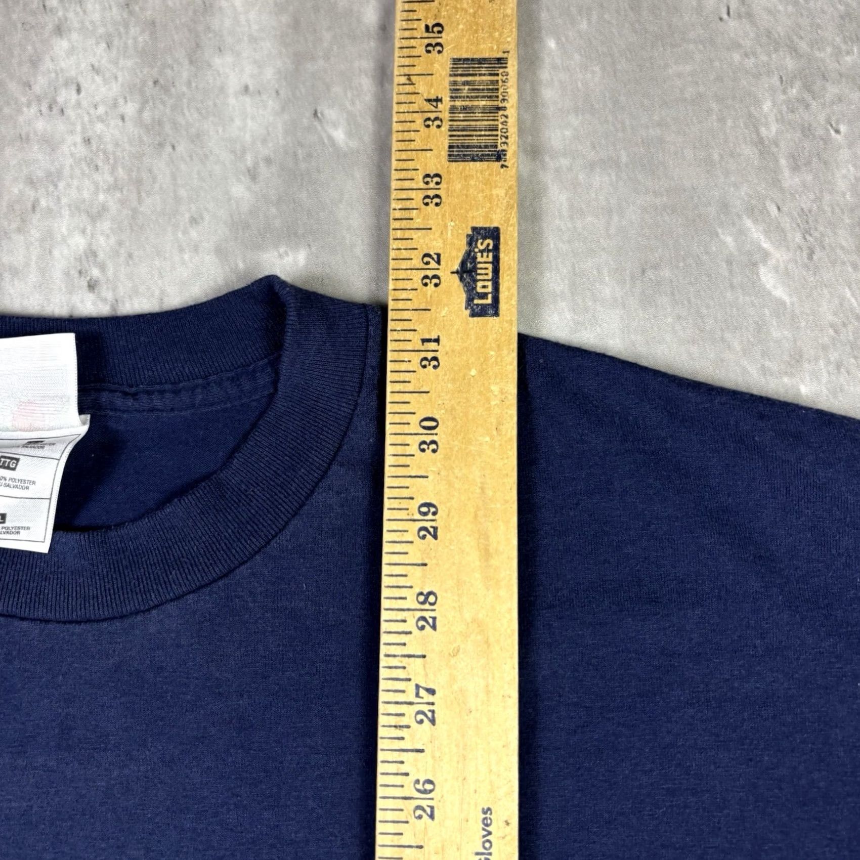 Fruit Of The Loom VINTAGE Dare Against Drugs and Violance Promo Art T Shirt Navy Blue Adult 2XL Fruit of the Loom Men's T-Shirt Short Sleeve Crew Neck Cotton 90s Art Size US XXL / EU 58 / 5 - 4 Thumbnail