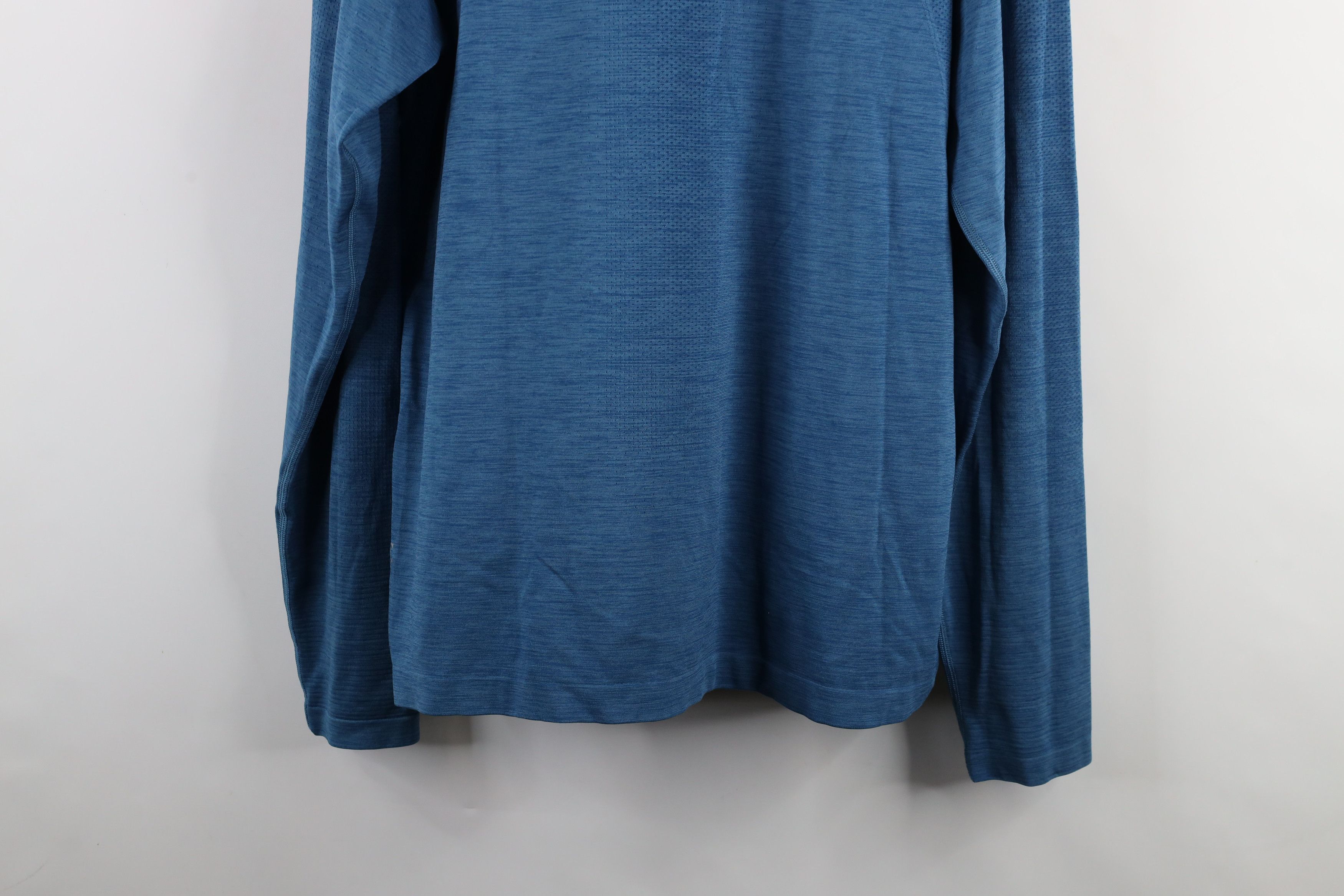 Lululemon × Vintage Lululemon Tech Running Jogging Yoga Long Sleeve T-Shirt Blue Size US XL / EU 56 / 4 - 12 Thumbnail