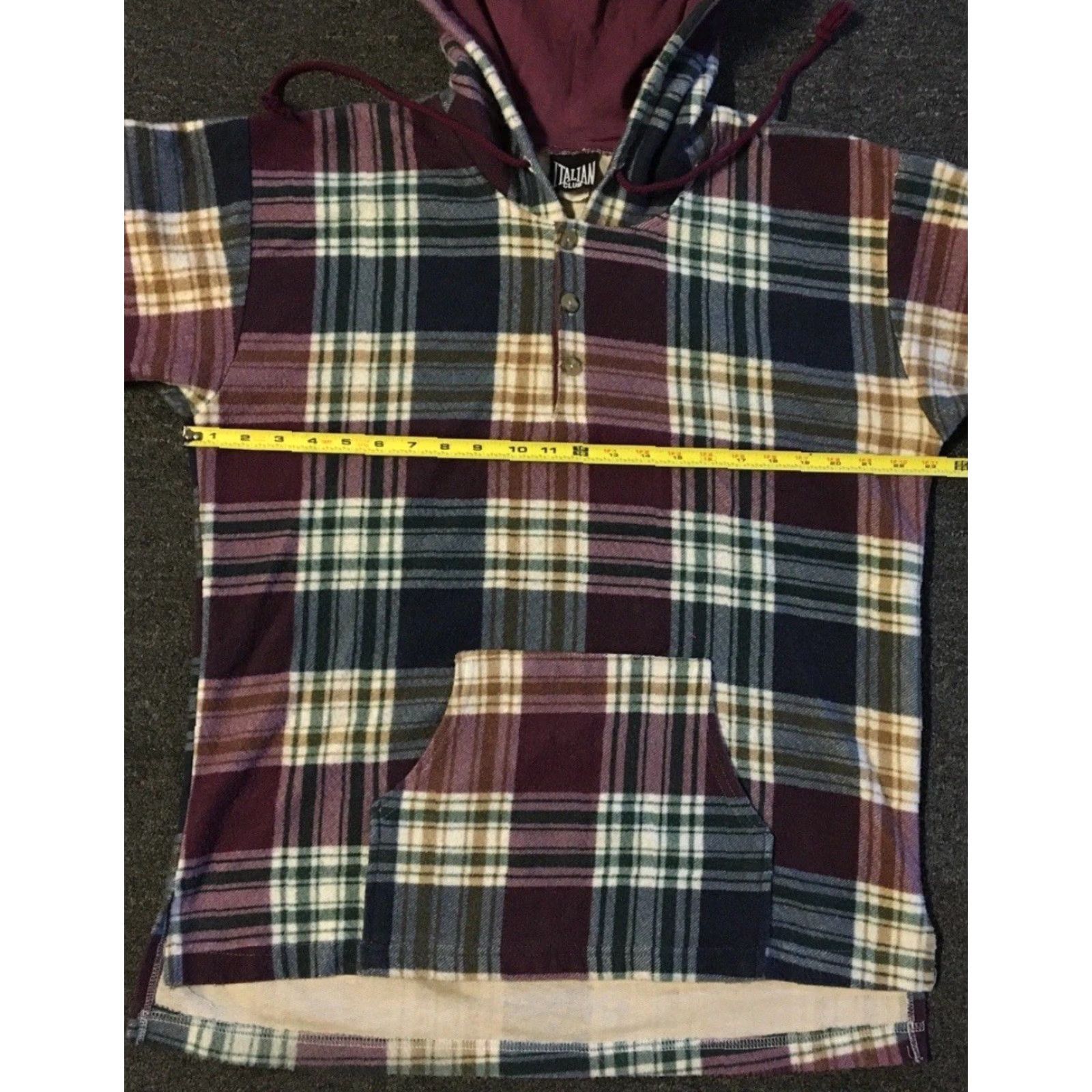 Quiksilver Vtg 90s Flannel Henley Hoodie M Surf Skate Grunge Punk Billabong Rusty OP Y2K Size US XL / EU 56 / 4 - 5 Thumbnail