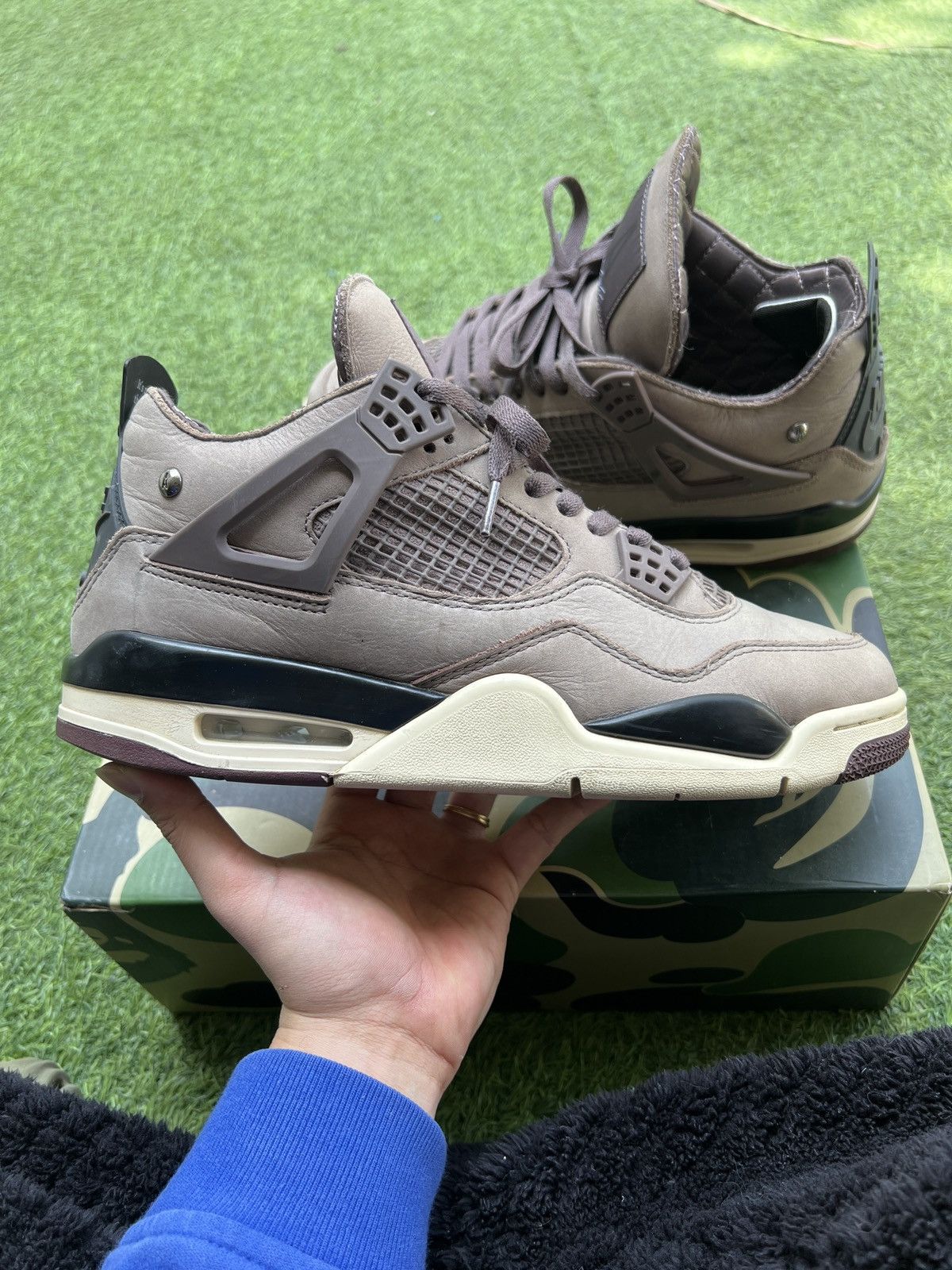 A Ma Maniere × Jordan Brand Ma Maniére × Nike Air Jordan 4 Retro Violet Ore DV6773-220 Size US 10 / EU 43 - 1 Thumbnail