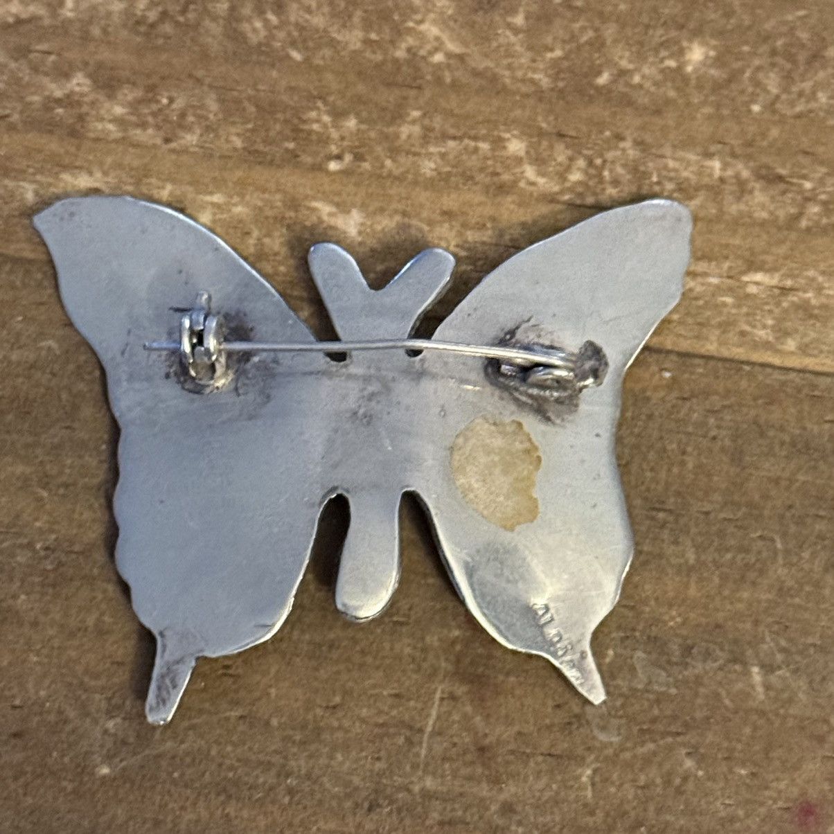 Vintage Vintage silver alpaca Mexico butterfly brooch Size ONE SIZE - 5 Thumbnail