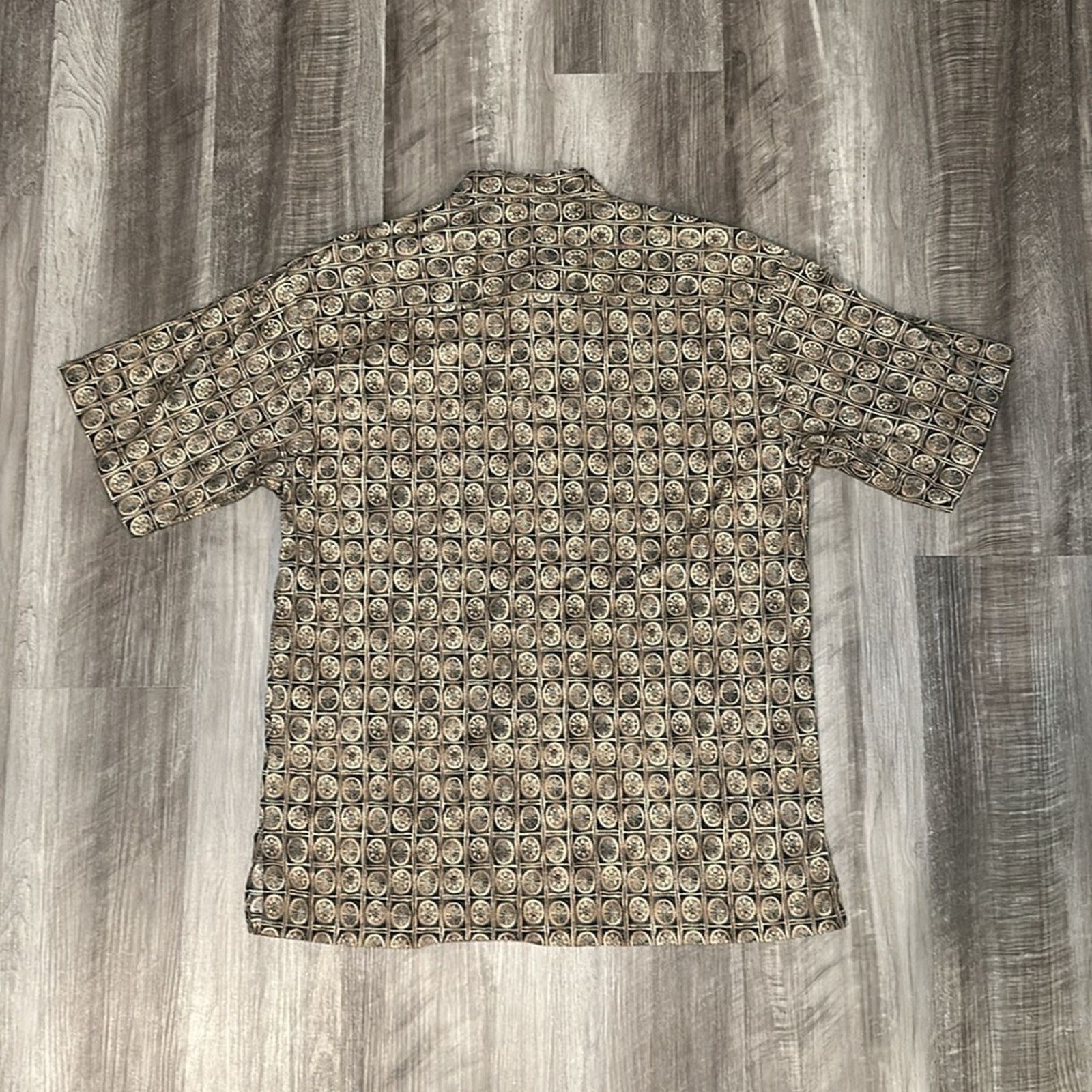 Tori Richard Tori Richard Geometric Cotton Lawn Short Sleeve - Medium Size US M / EU 48-50 / 2 - 3 Thumbnail