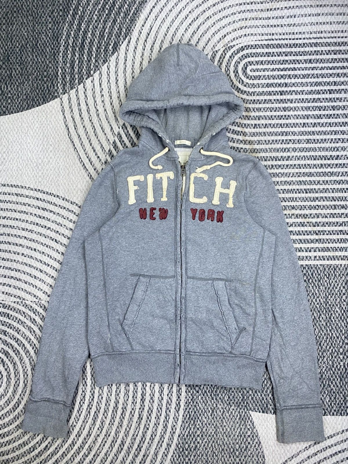 Abercrombie & Fitch Vintage Abercrombie & Fitch Zipper Hooded Size US L / EU 52-54 / 3 - 1 Thumbnail