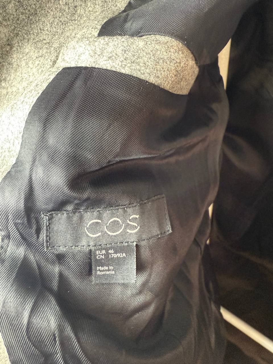 Cos COS Wool Coat Long Hood Jacket Size 46 Size L / US 10 / IT 46 - 7 Thumbnail