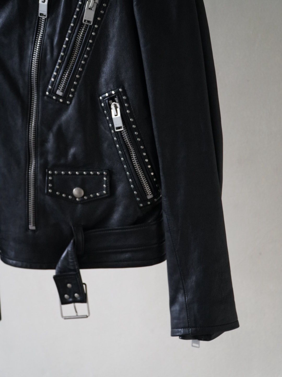 Hedi Slimane × Saint Laurent Paris Saint Laurent SS14 L17 Riveted Leather Jacket 2408-Nextarrow Size US M / EU 48-50 / 2 - 7 Thumbnail
