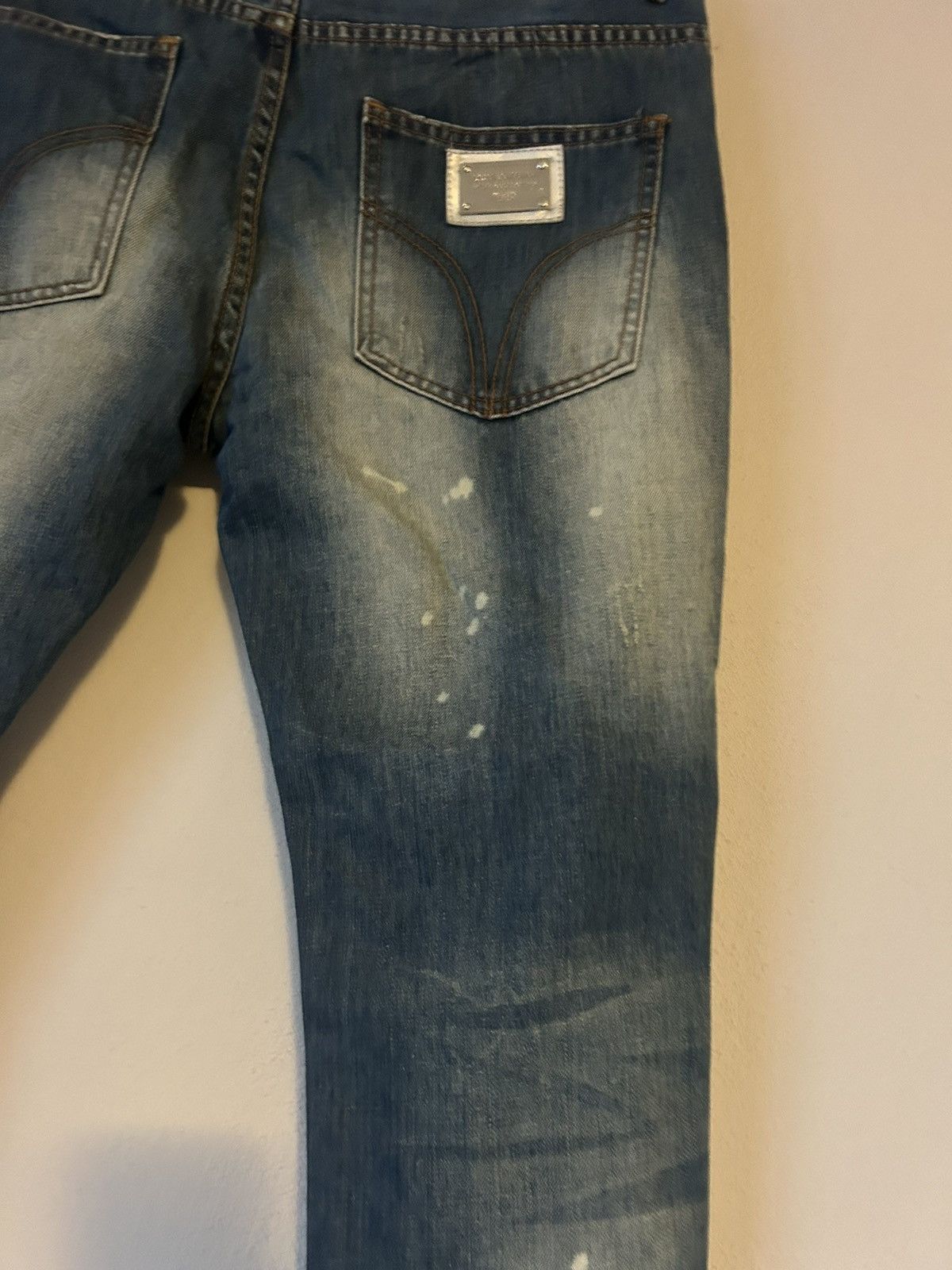 Dolce & Gabbana D&G Men’s Distressed Denim Jeans, Size 36 Size US 36 / EU 52 - 13 Thumbnail