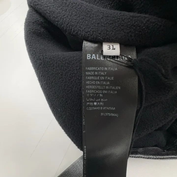 Balenciaga Balenciaga Black Mid-Rise Straight Leg Jeans 0079-2507 Size US 31 - 2 Thumbnail